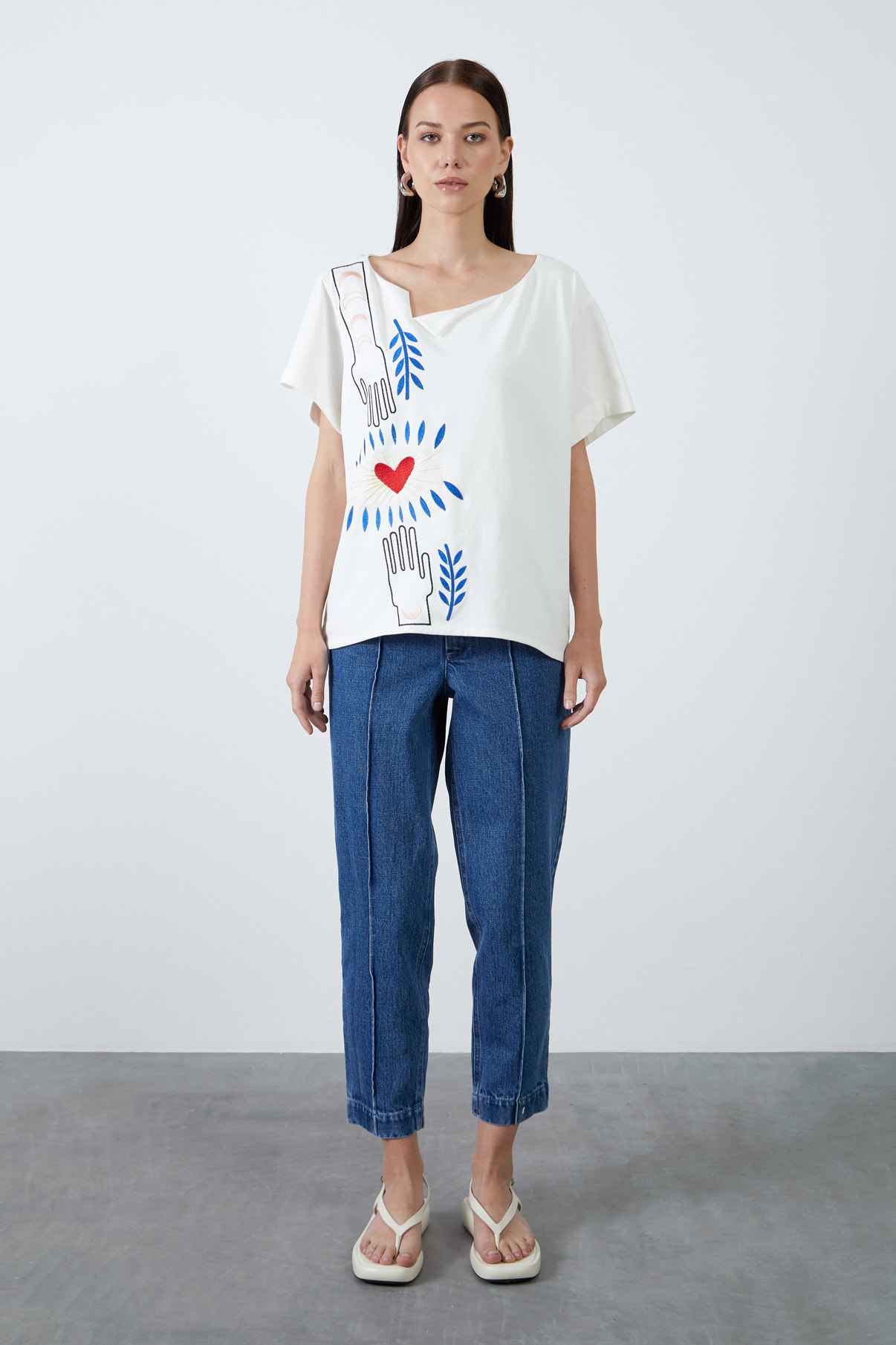 Baskı Detaylı T-shirt