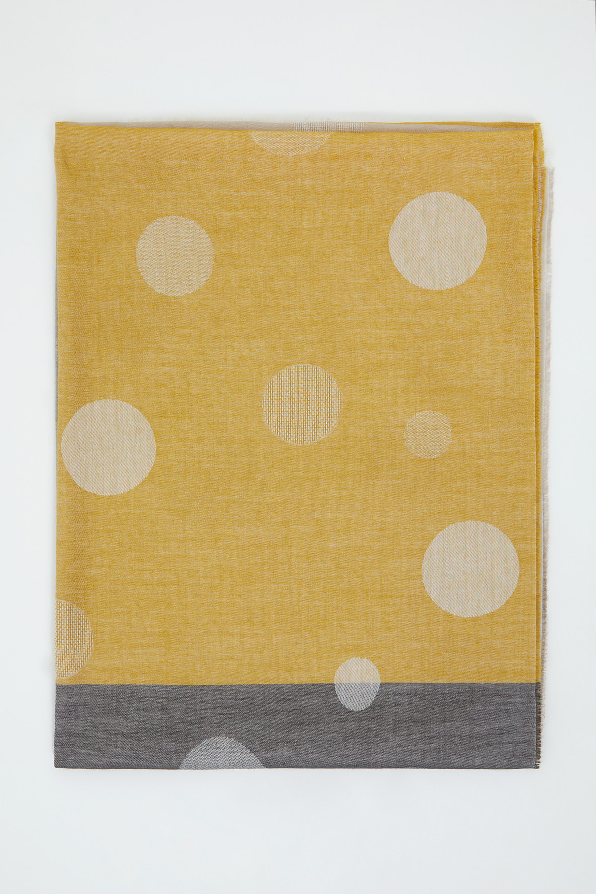 Puantiye Desenli Renkli Şal