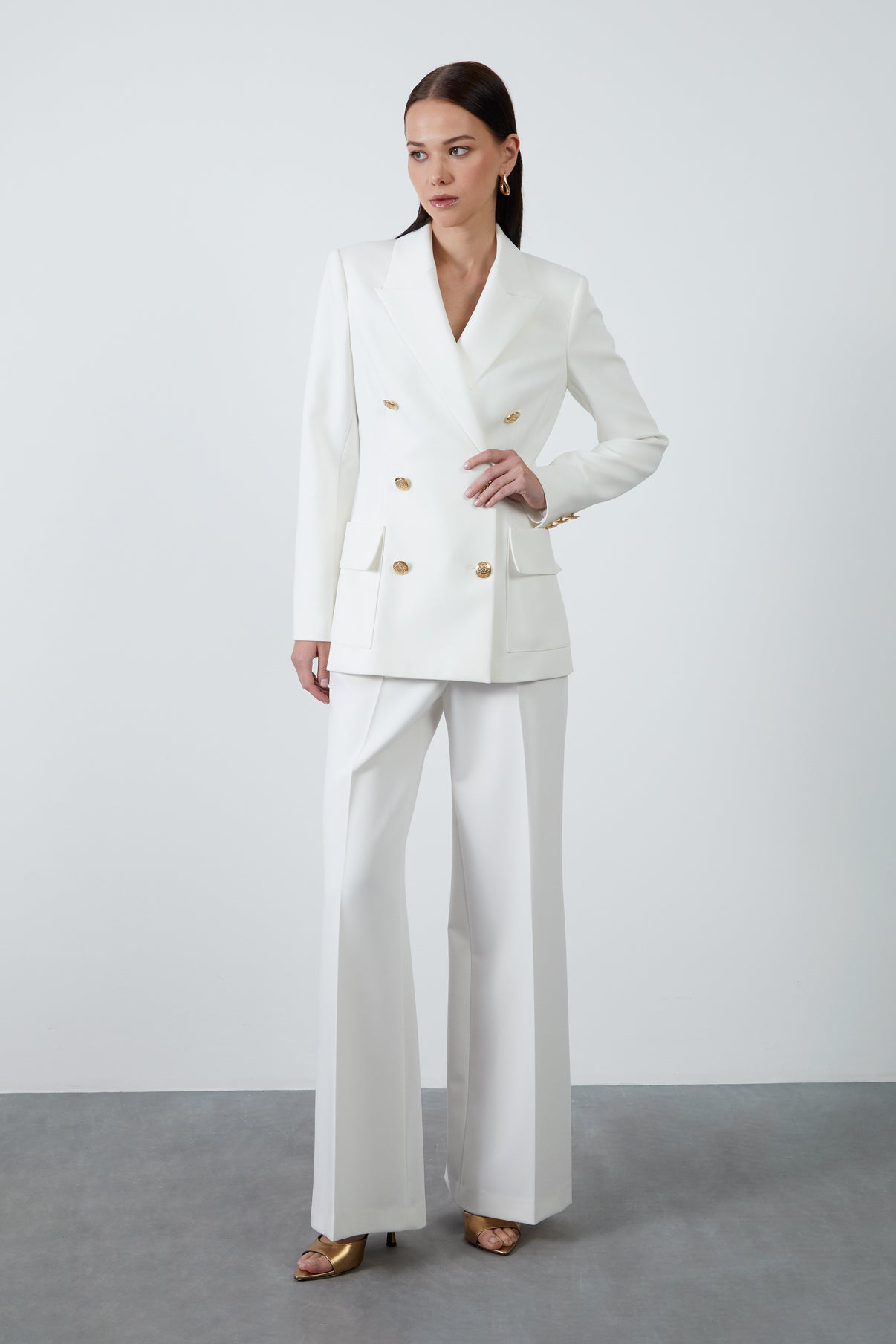 Düğme Detaylı Ceket