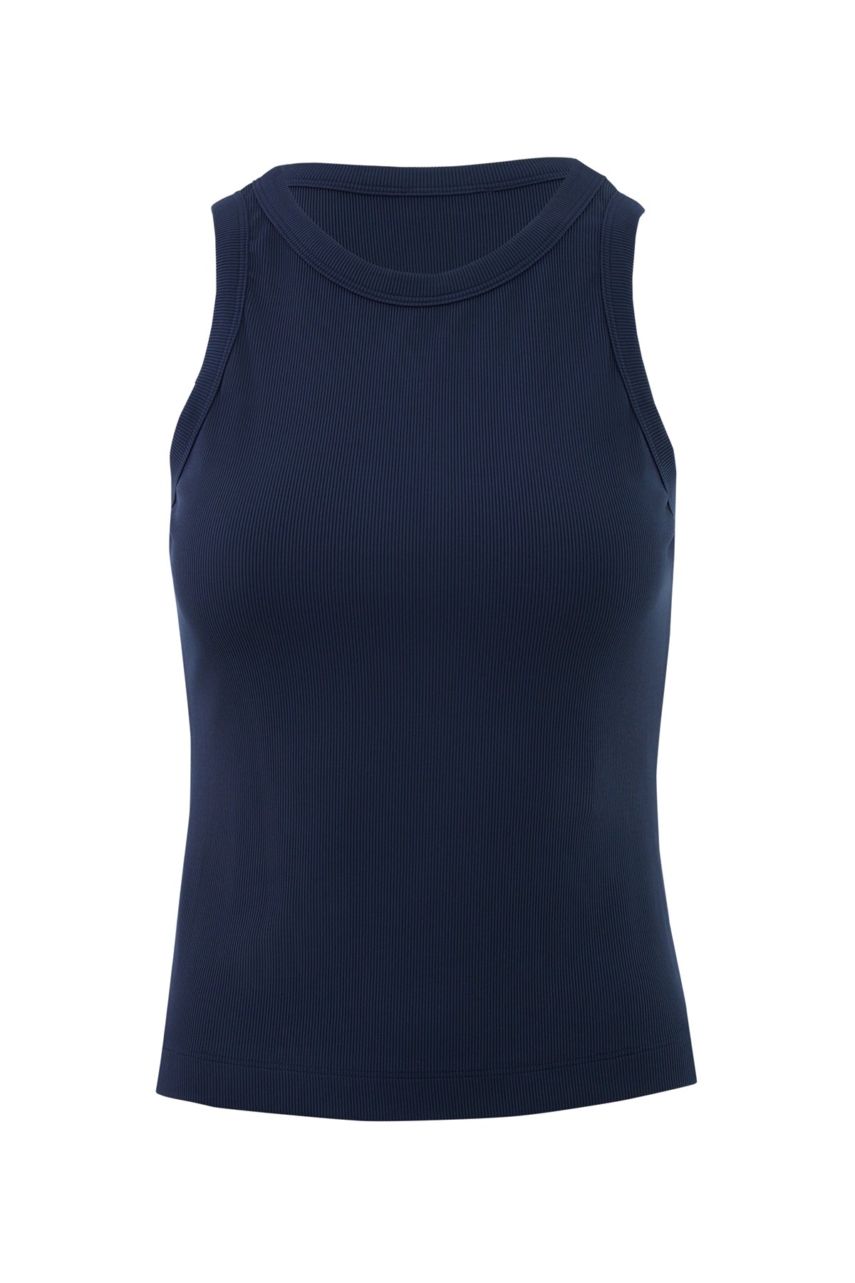 Arkası Etiket Detaylı Halter Yaka Bluz