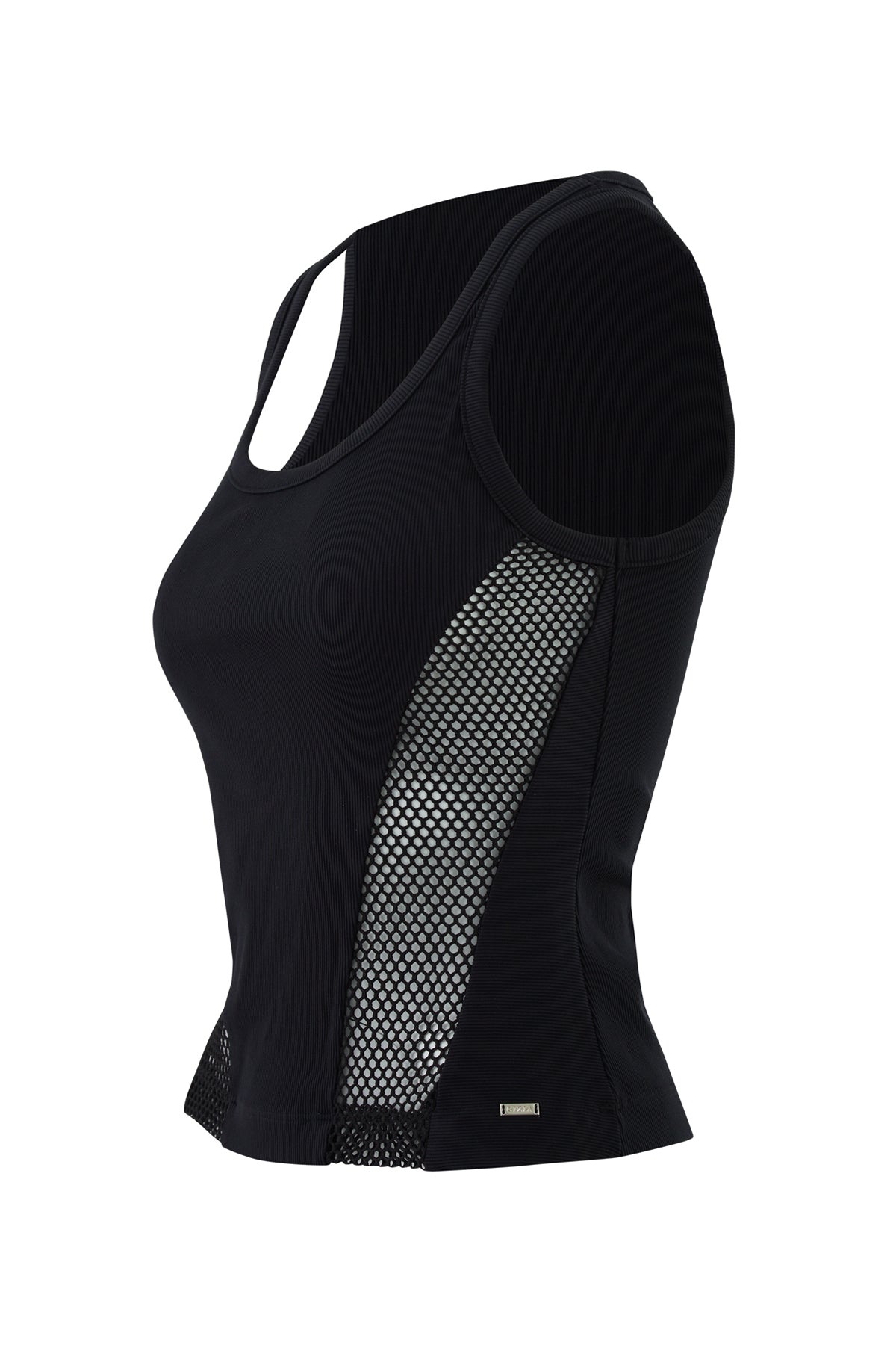 File Detaylı Askılı Bluz