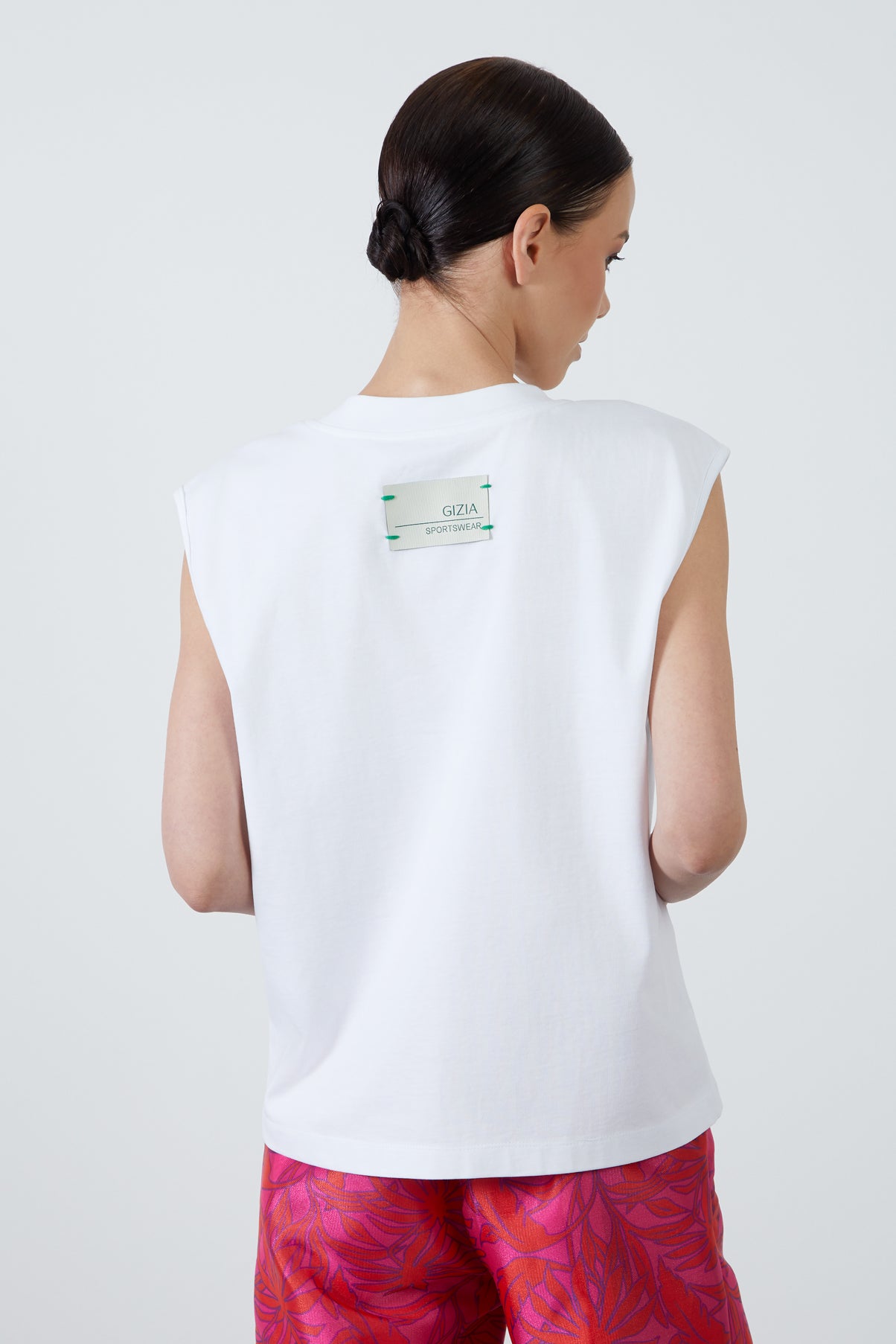 Ön Beden Pano Desenli Bluz