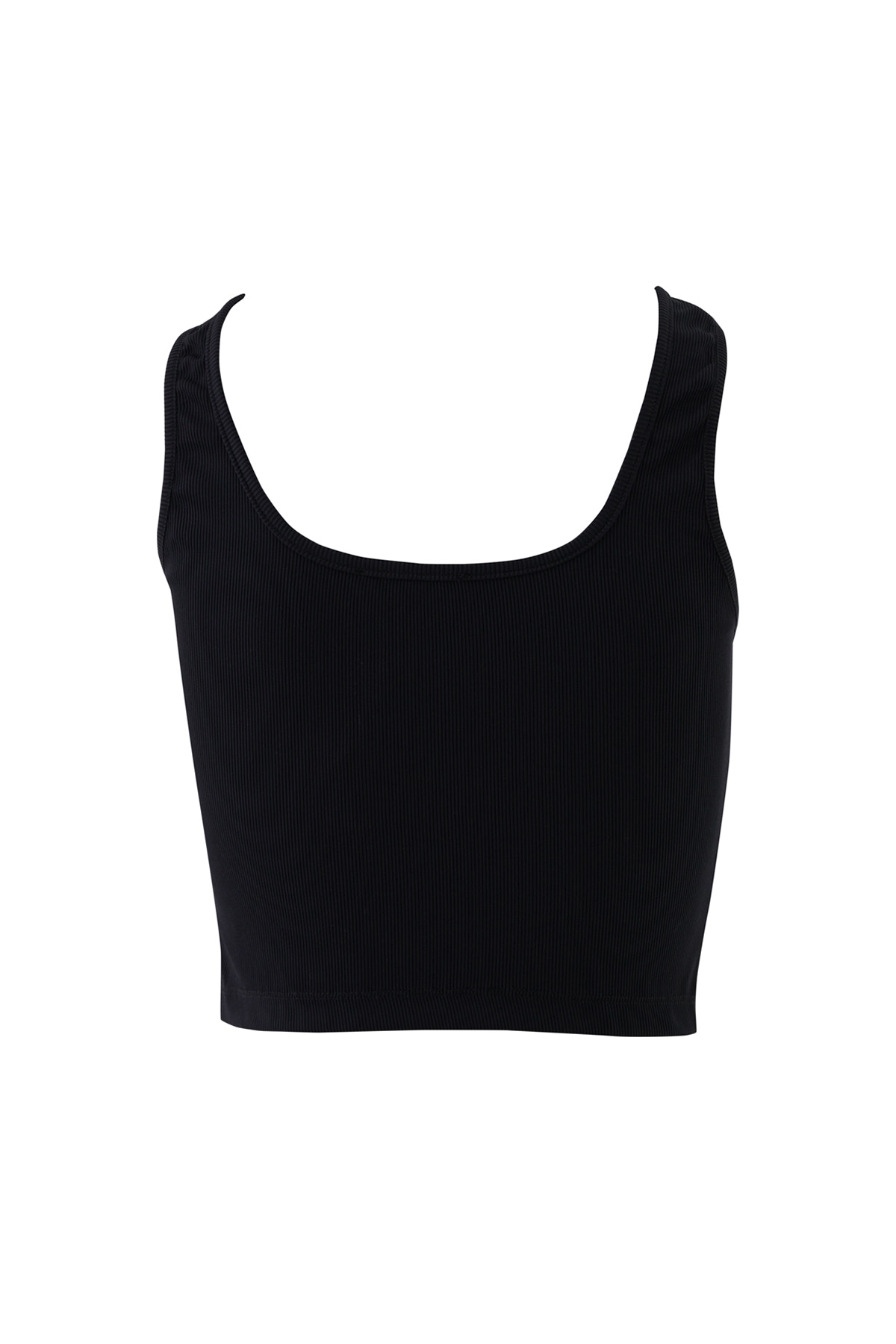 Basıc Askılı V Yaka Mercan Crop Top