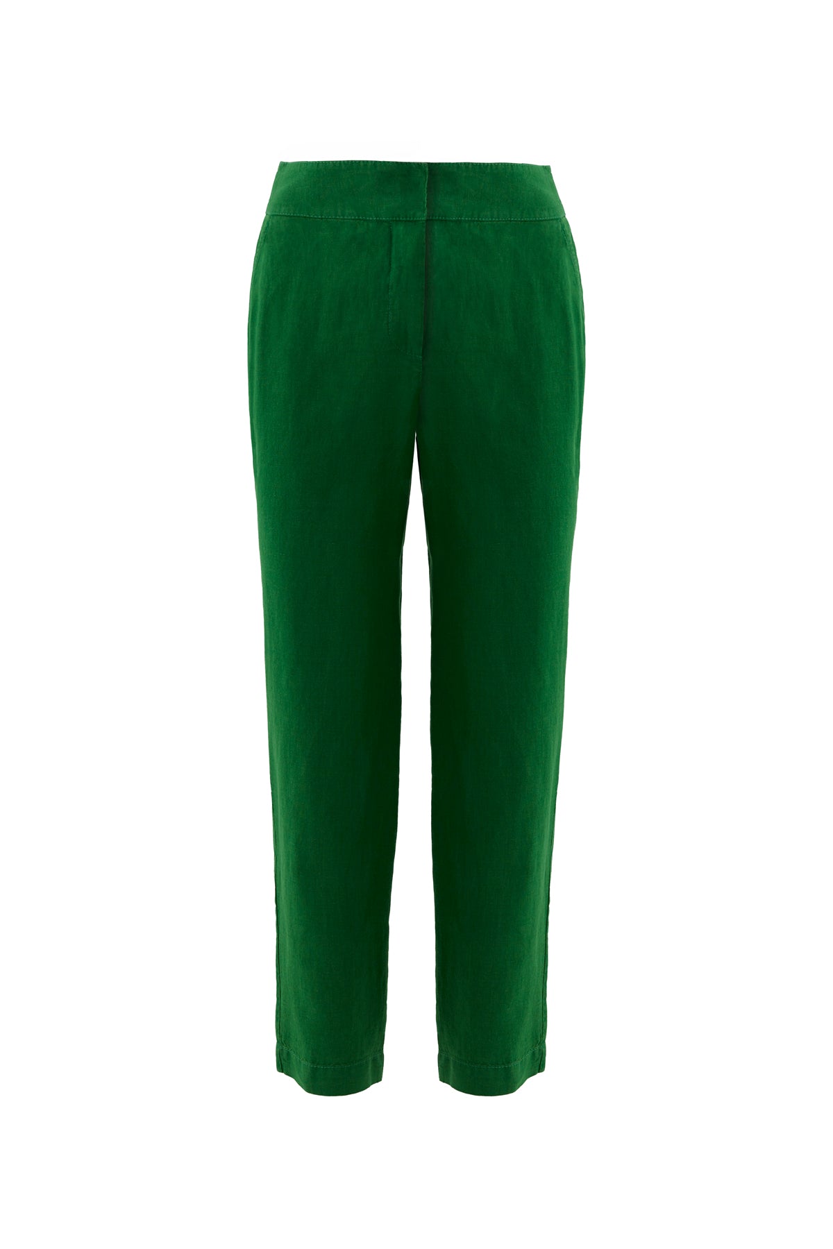 Cepli Keten Koyu Pantolon