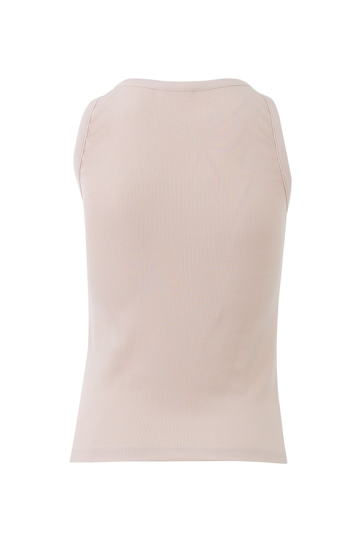 Sıfır Kollu Basıc Pudra Bluz