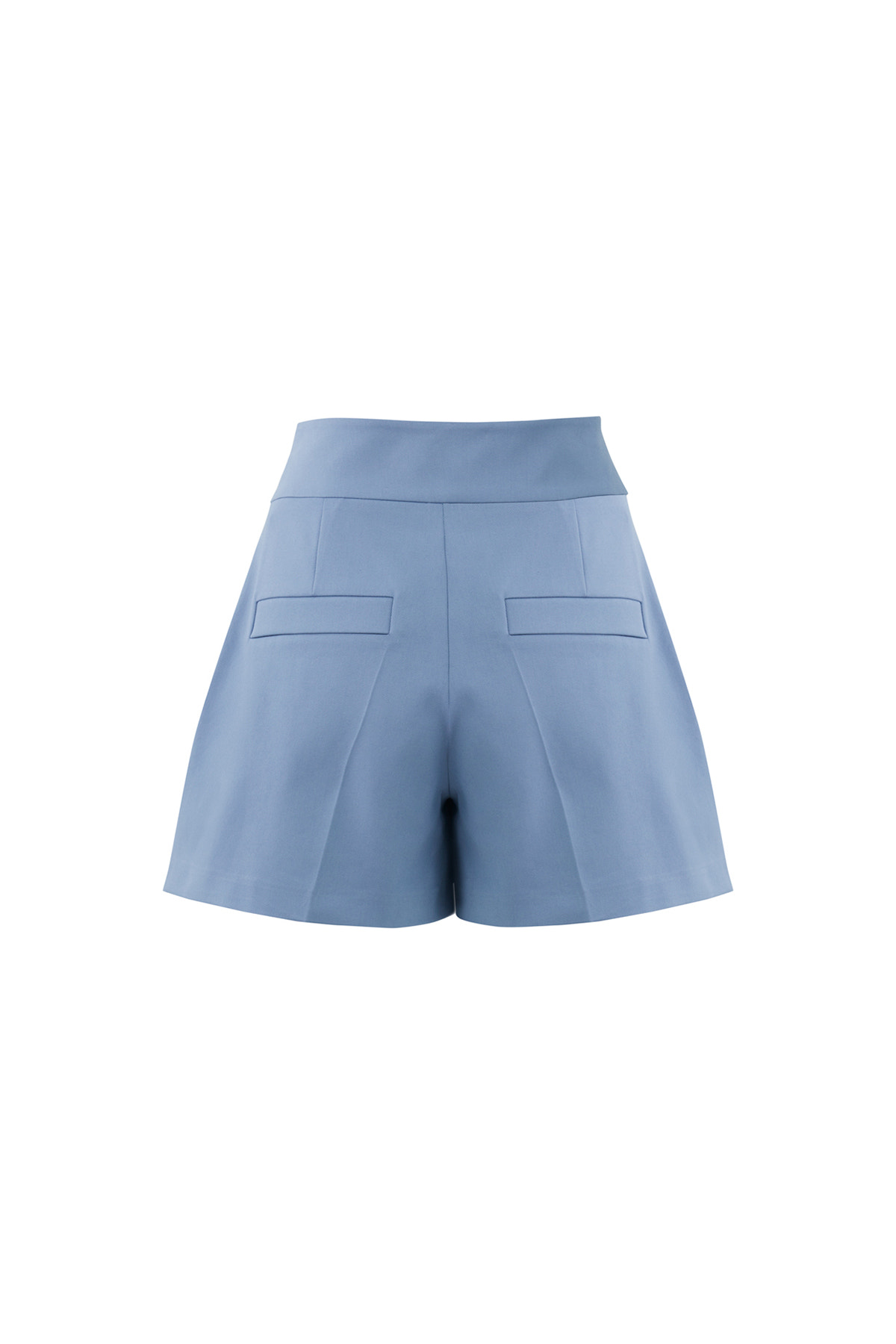 Belde Origami Detaylı İşlemeli Pilili Şort