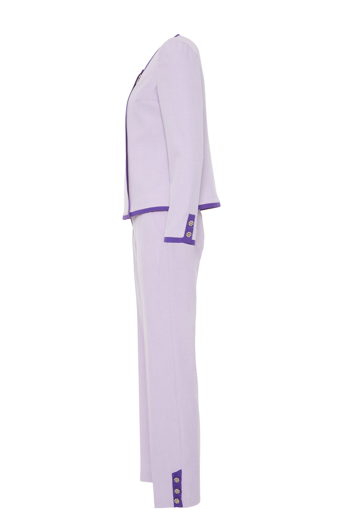 Asimetrik Yaka Detaylı Rahat Kesim Takım