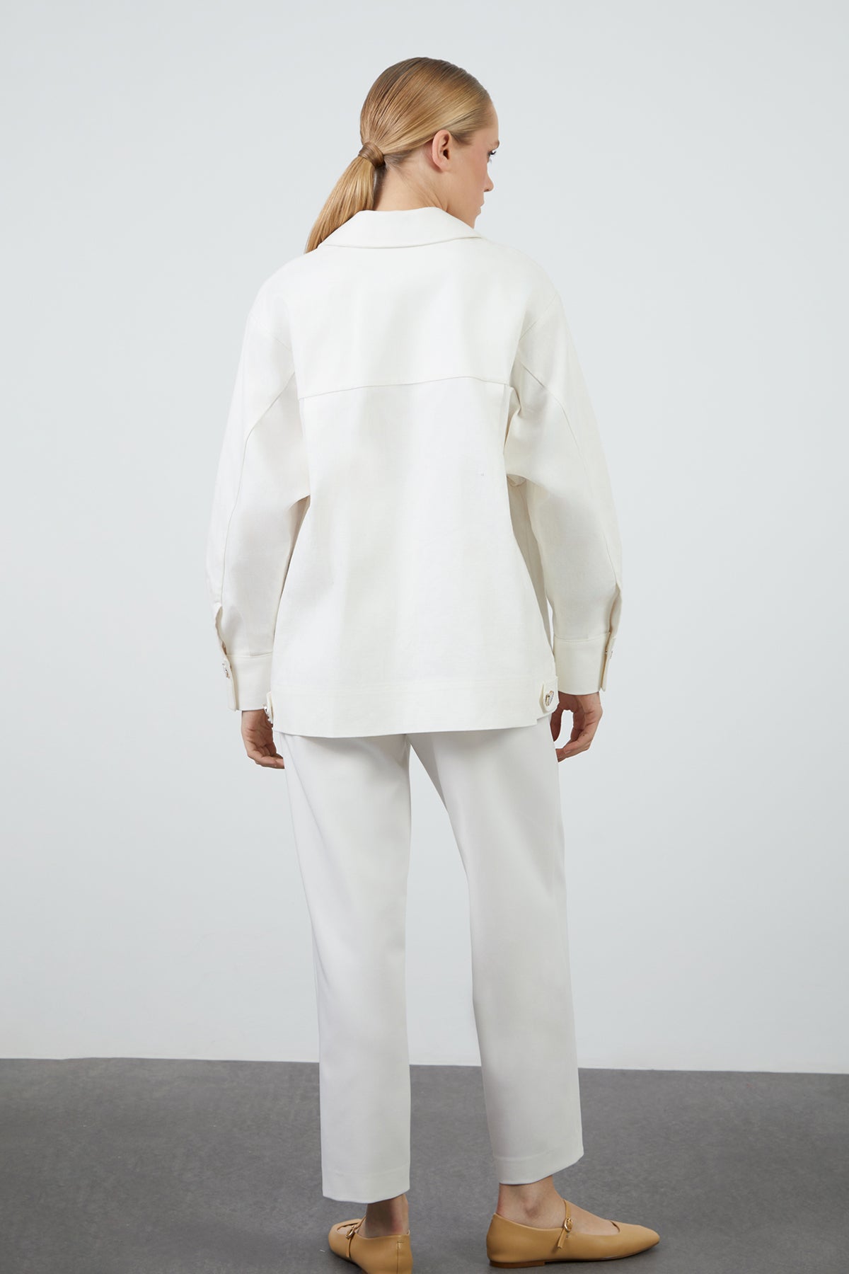 Cep Detaylı Fermuarlı Ceket