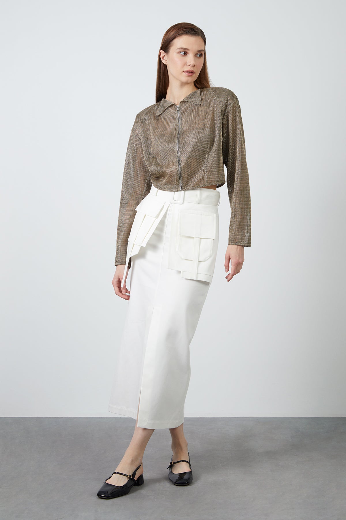 File Crop Üst Ve Ceket