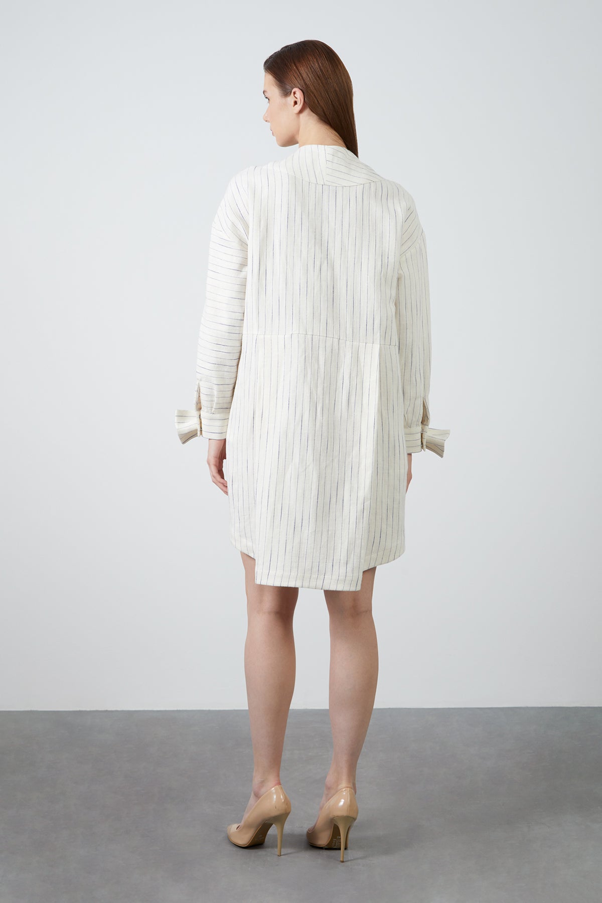 Fiyonk Detaylı Mini Elbise