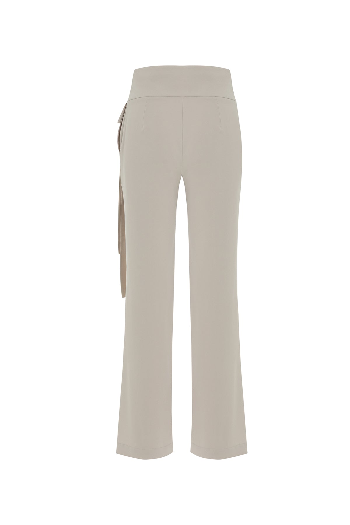 Paçası Düğme Detaylı Pantolon