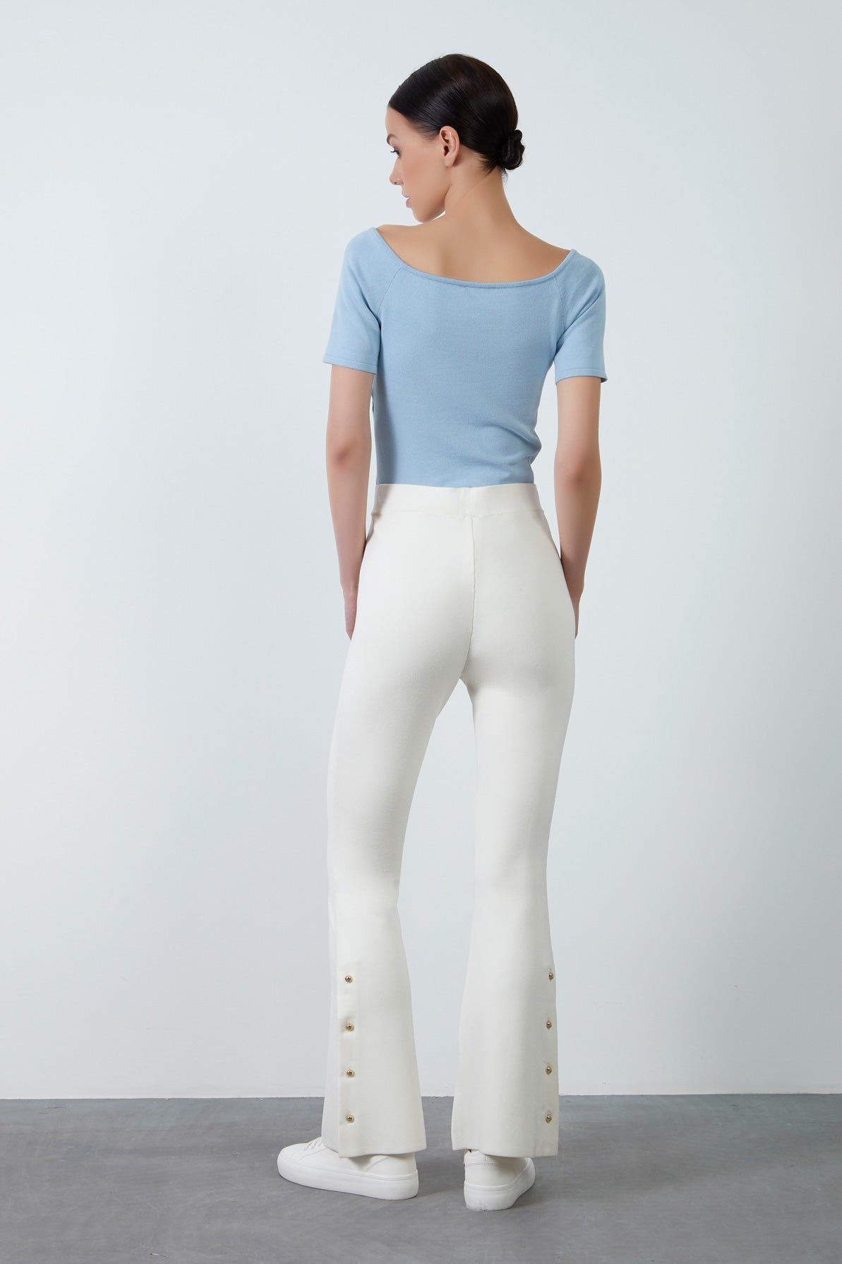 İspanyol Paça Triko Pantolon