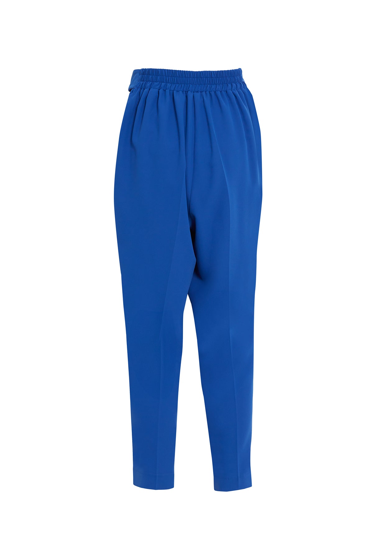 Kemerde Bağlama Detaylı Ön Pili Katlamalı Pantolon