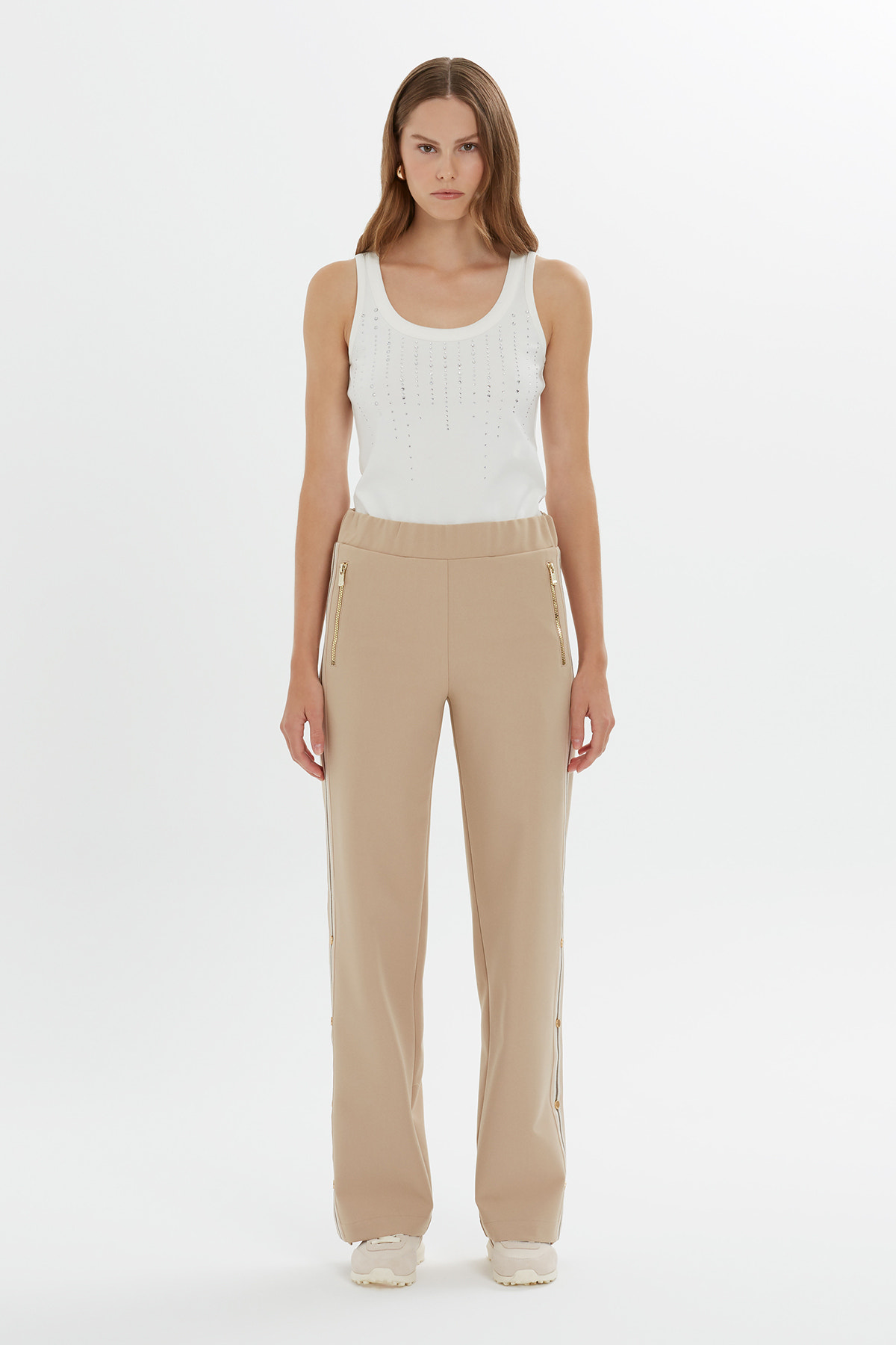 Cep Detaylı Beli Lastikli Eşofman Altı