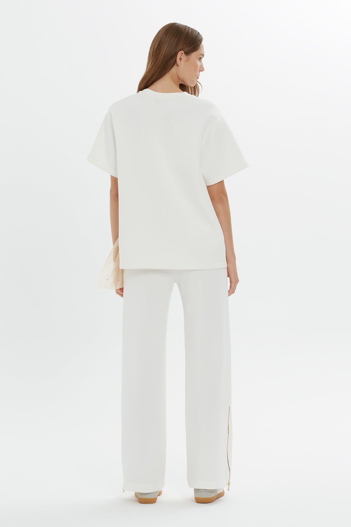 Tül Ve Boncuk Detaylı Tişört