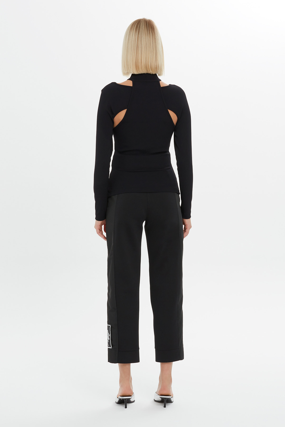 Gül Baskılı Uzun Kollu Bluz