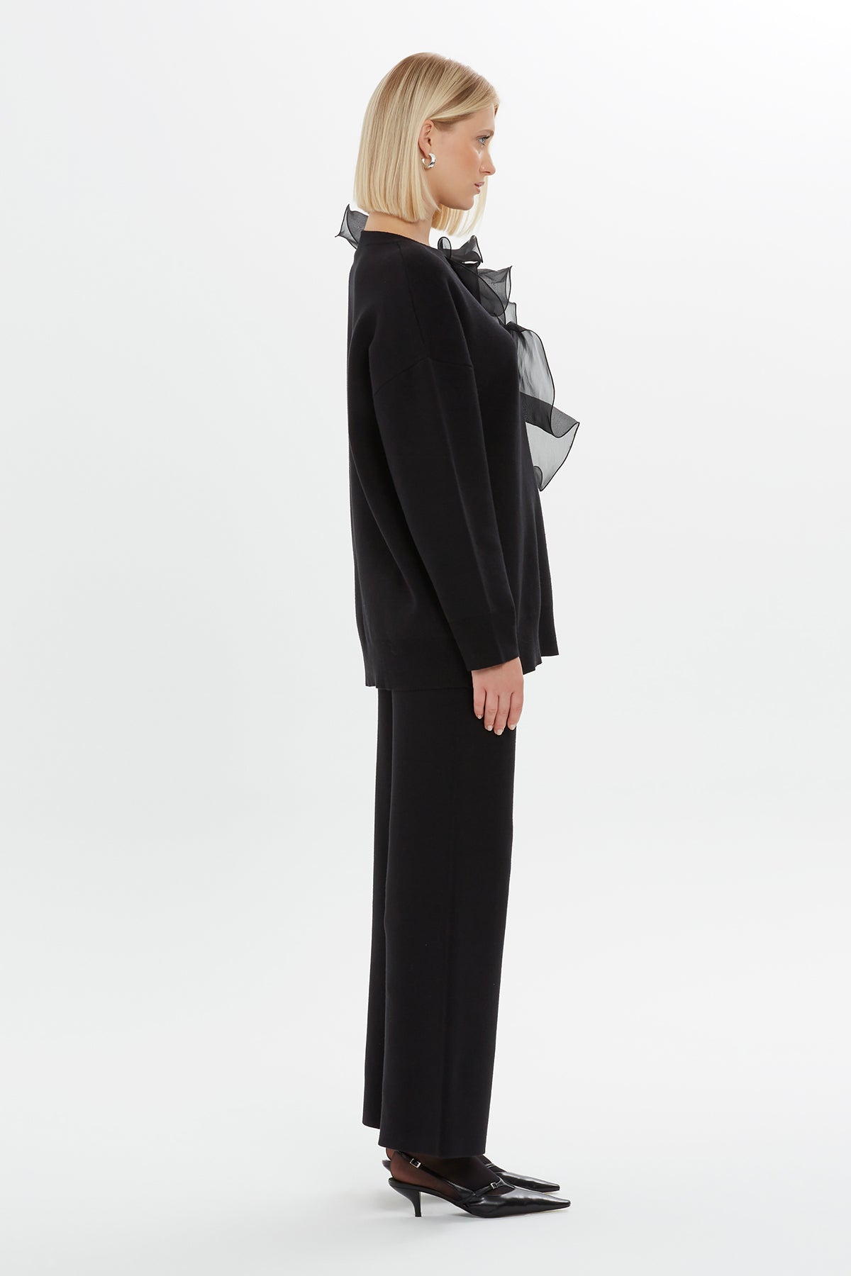 Organze Volan Detaylı Kazak