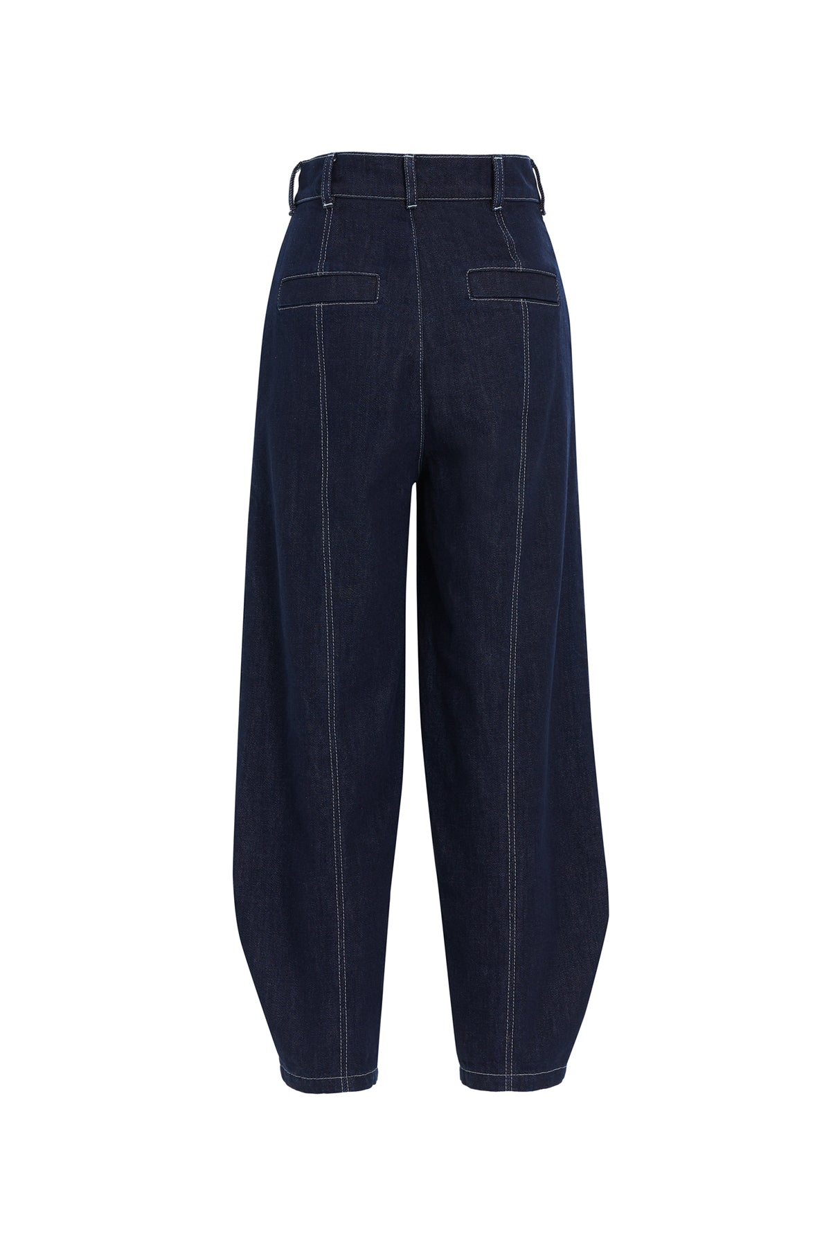 Nakış Boncuk İşlemeli Bol Kesim Paçada Daralan Jean Pantolon