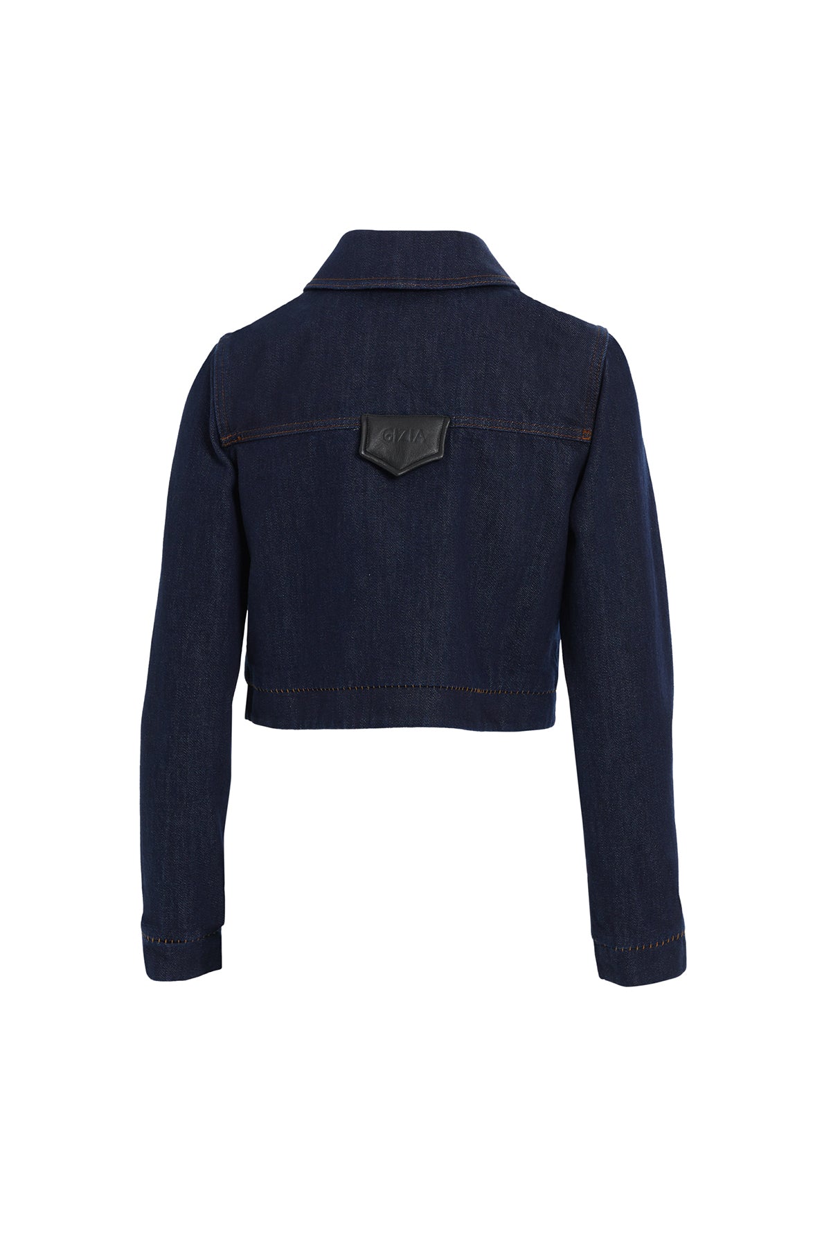 Zımba Detaylı Kısa Kot Ceket