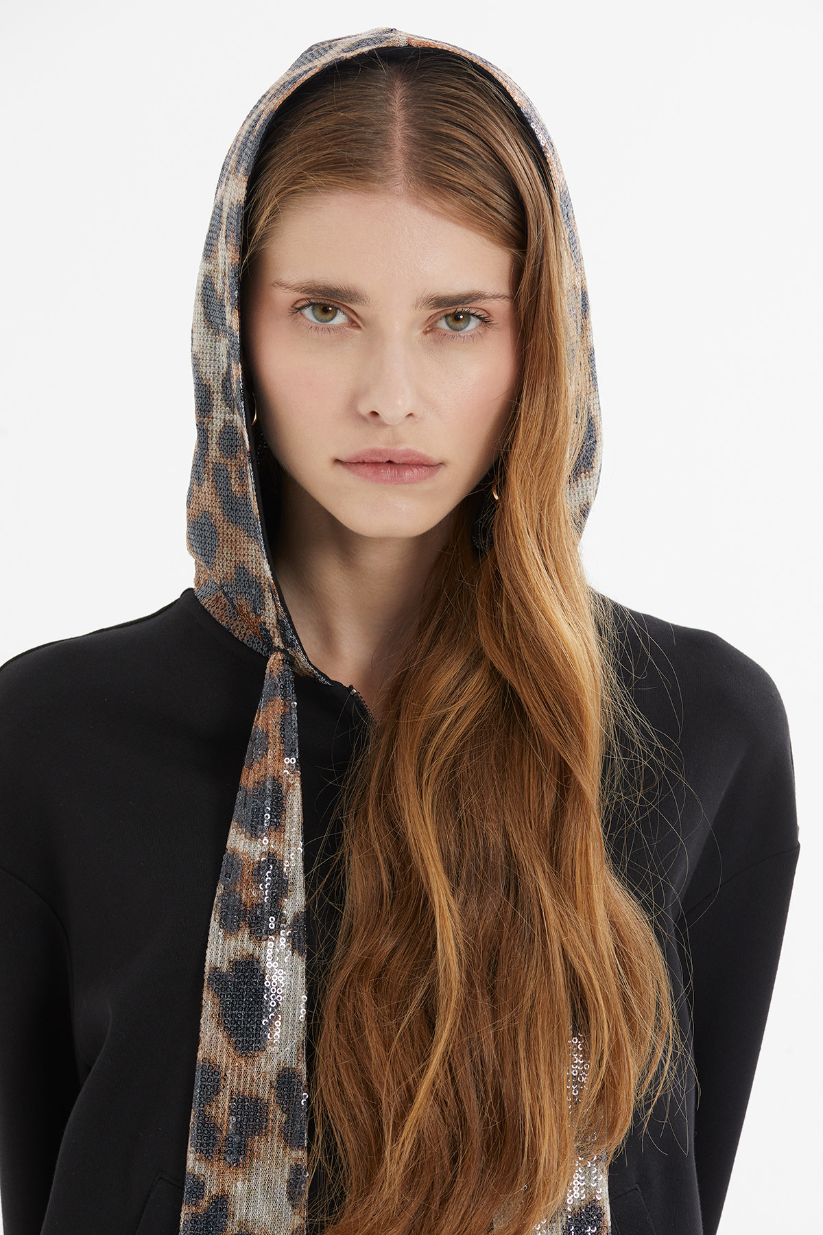 Leopar Desenli Hırka Pantolon Takım