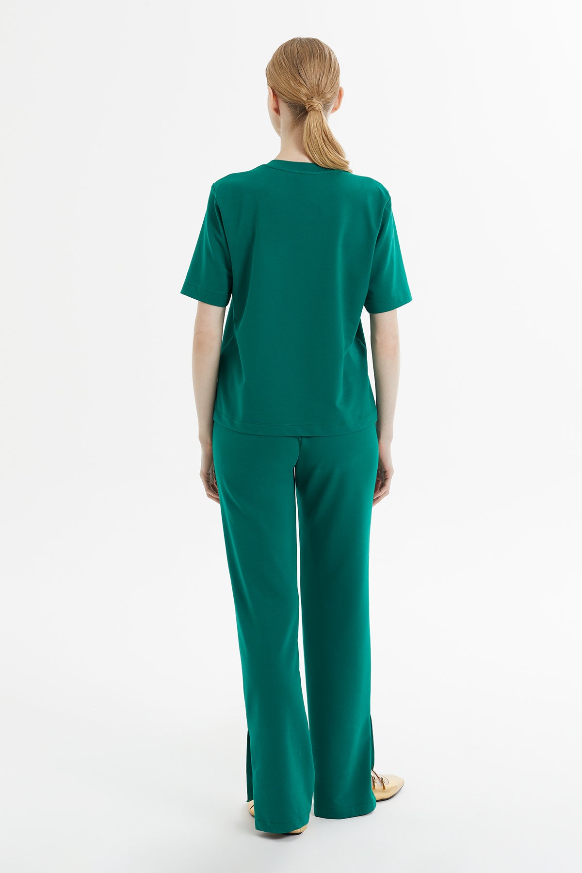 Çıtçıt Detaylı Kısa Kollu Eşofman Takımı