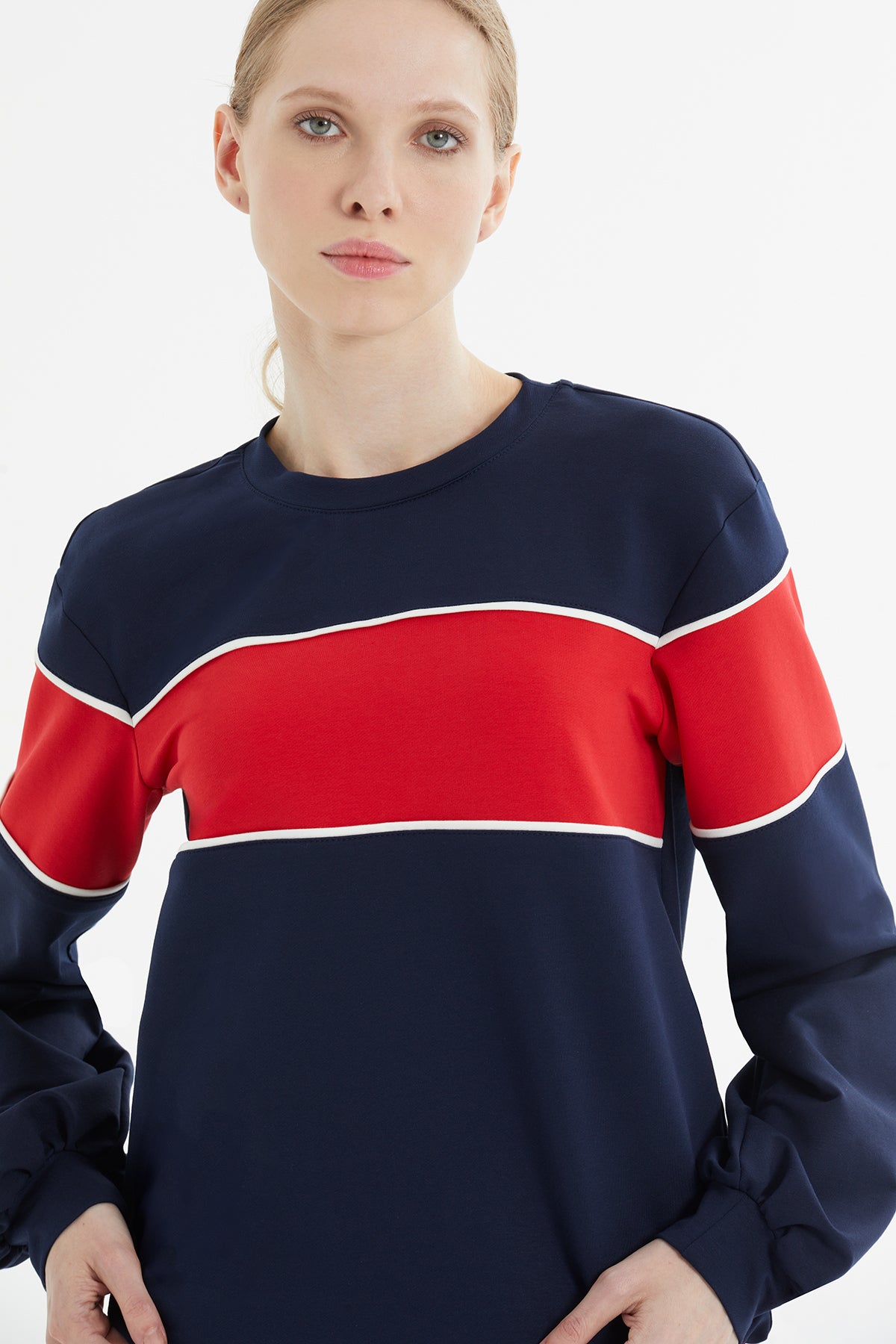 Renk Bloklu Eşofman Takımı