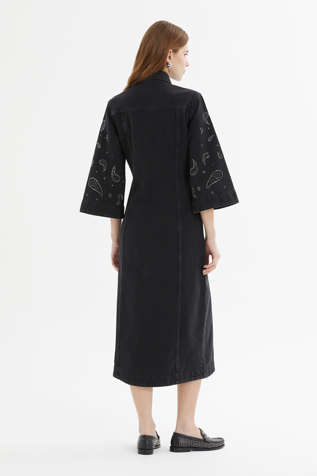 Truvakar Kollu Midi Boy Denim Elbise