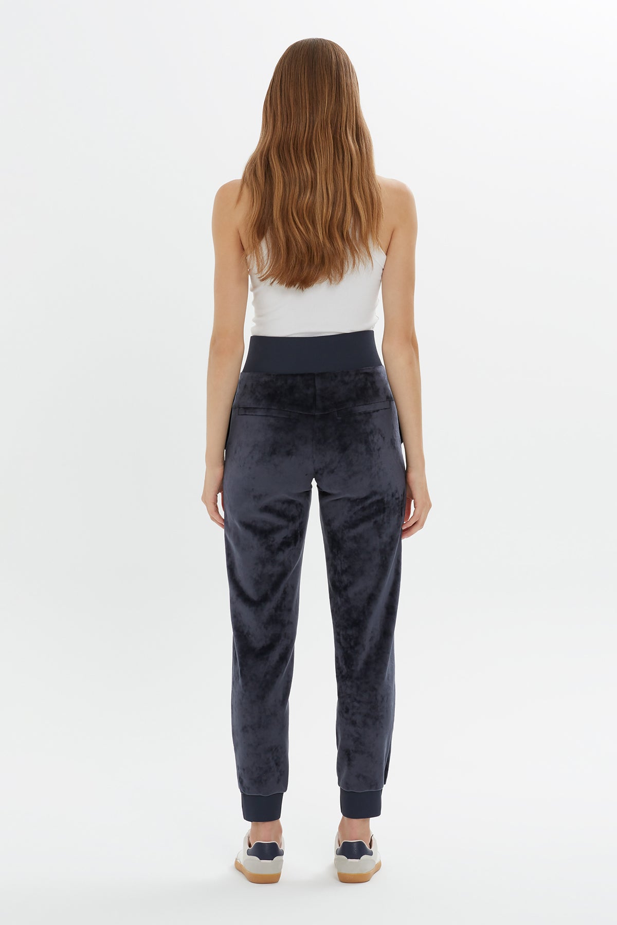 Koyu Kadife Jogger Pantolon