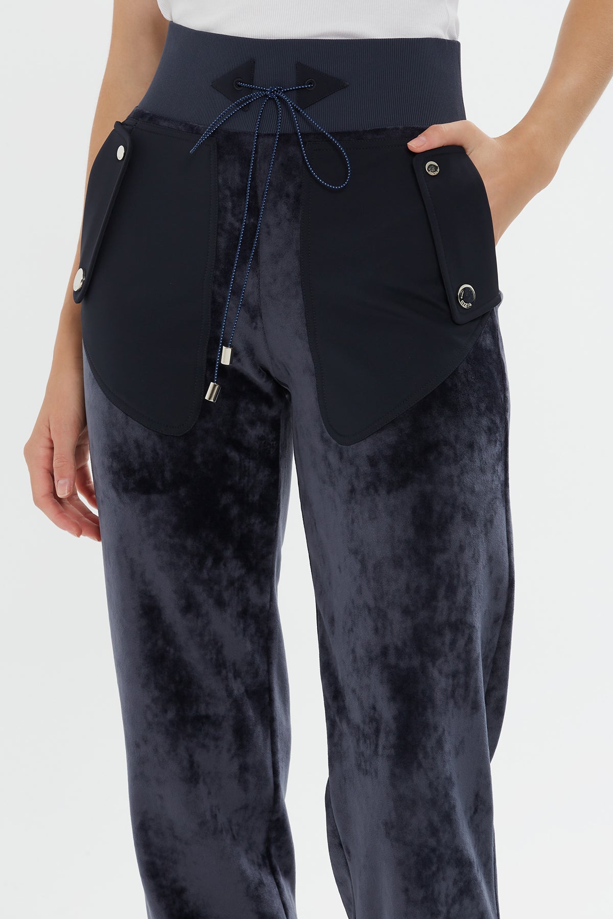 Koyu Kadife Jogger Pantolon