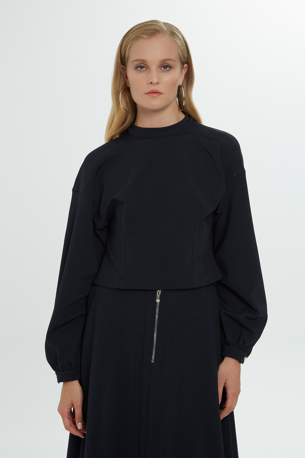 Uzun Kollu Oversize Sweatshirt