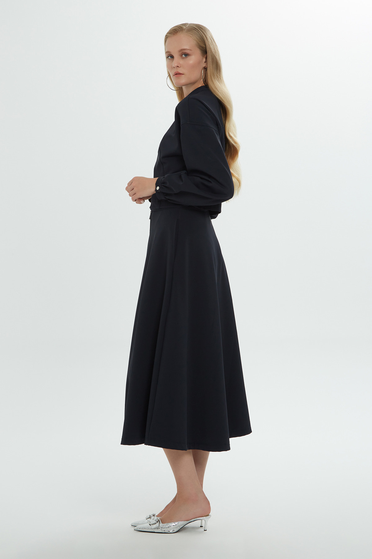 Uzun Kollu Oversize Sweatshirt