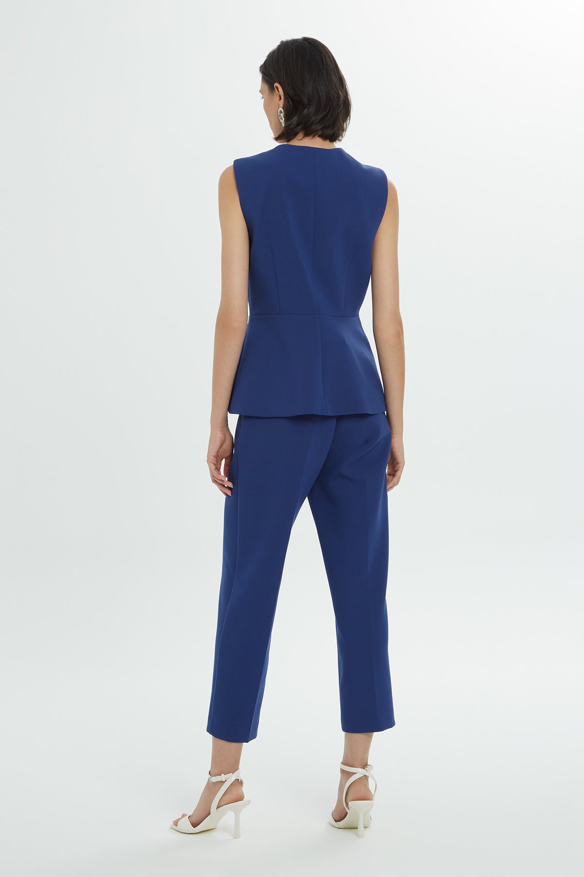 Mono Kapamalı Astarlı Kadın Dokuma Yelek