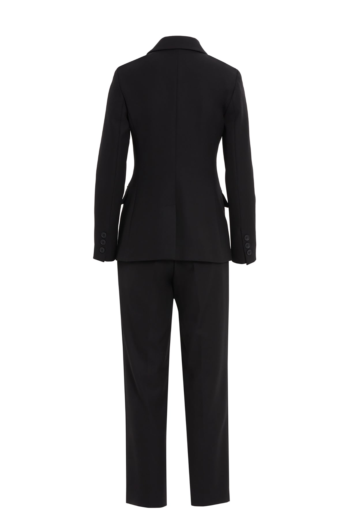 Kruvaze Kapamalı Havuç Pantolonlu Takım