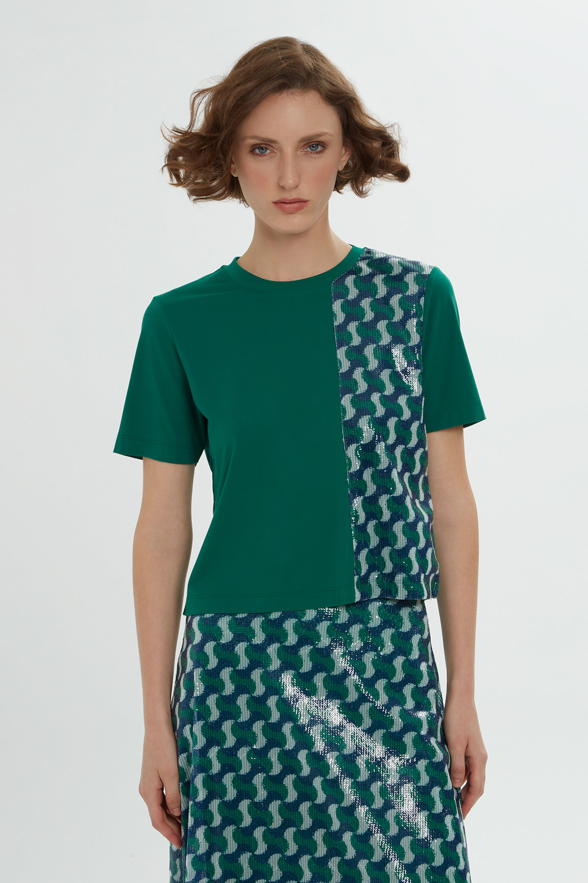 Payet Detaylı Kloş Etekli Takım