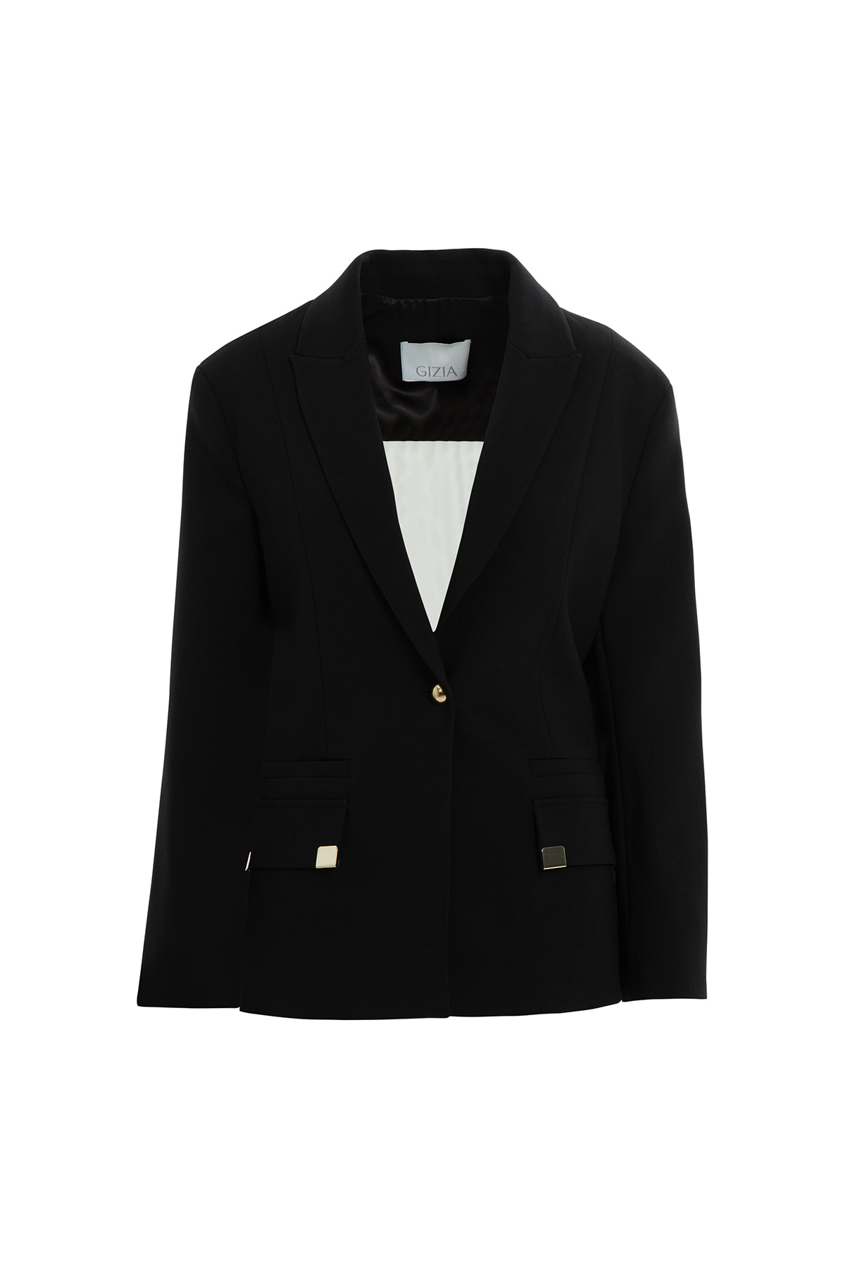 Kruvaze Kapamalı Kemerli Ceket