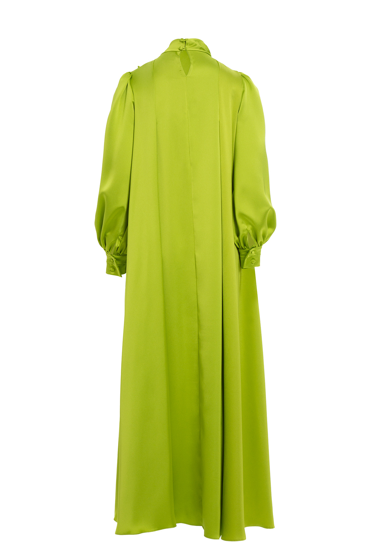 İşlemeli Fiyonk Detaylı Uzun Elbise