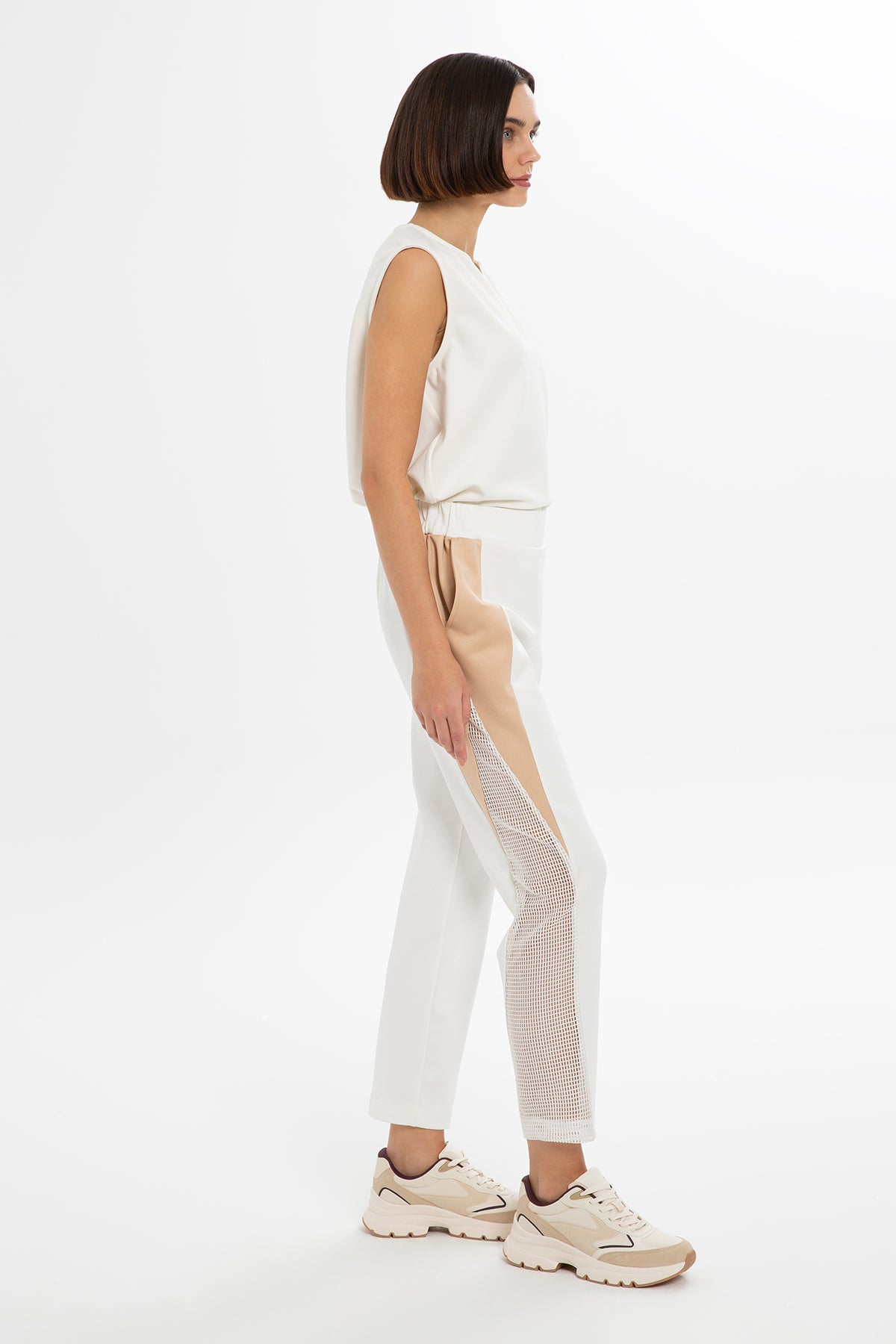 Büyük Cepli Beli Lastikli Eşofman Altı