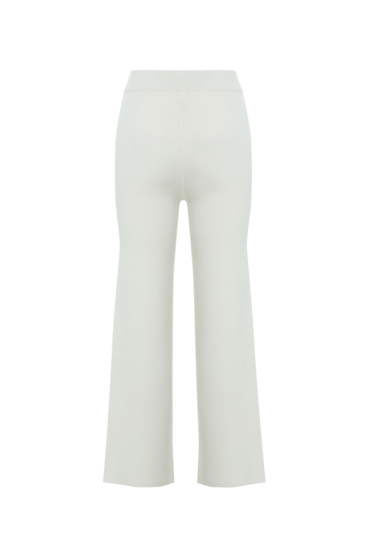 Beli Lastikli Logo Detaylı Triko Pantolon