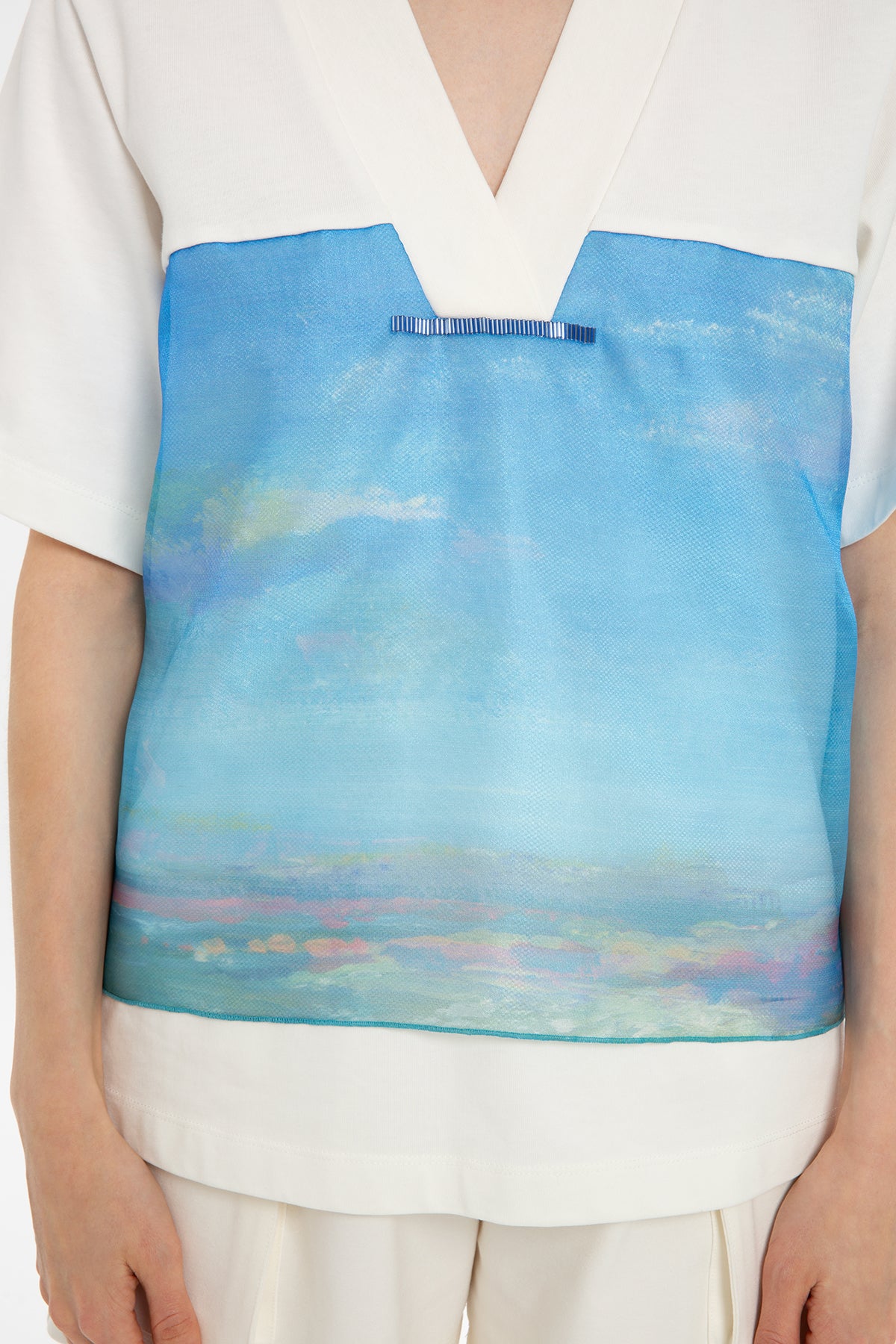 İşlemeli Baskılı T-shirt