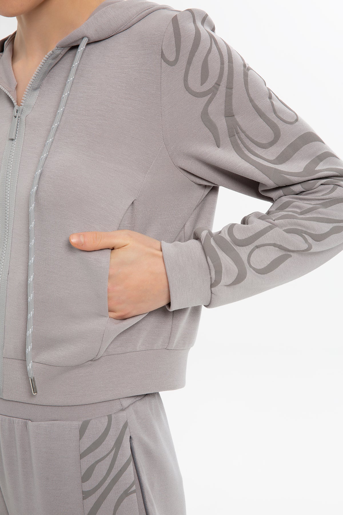 Kolları Baskılı Ceket