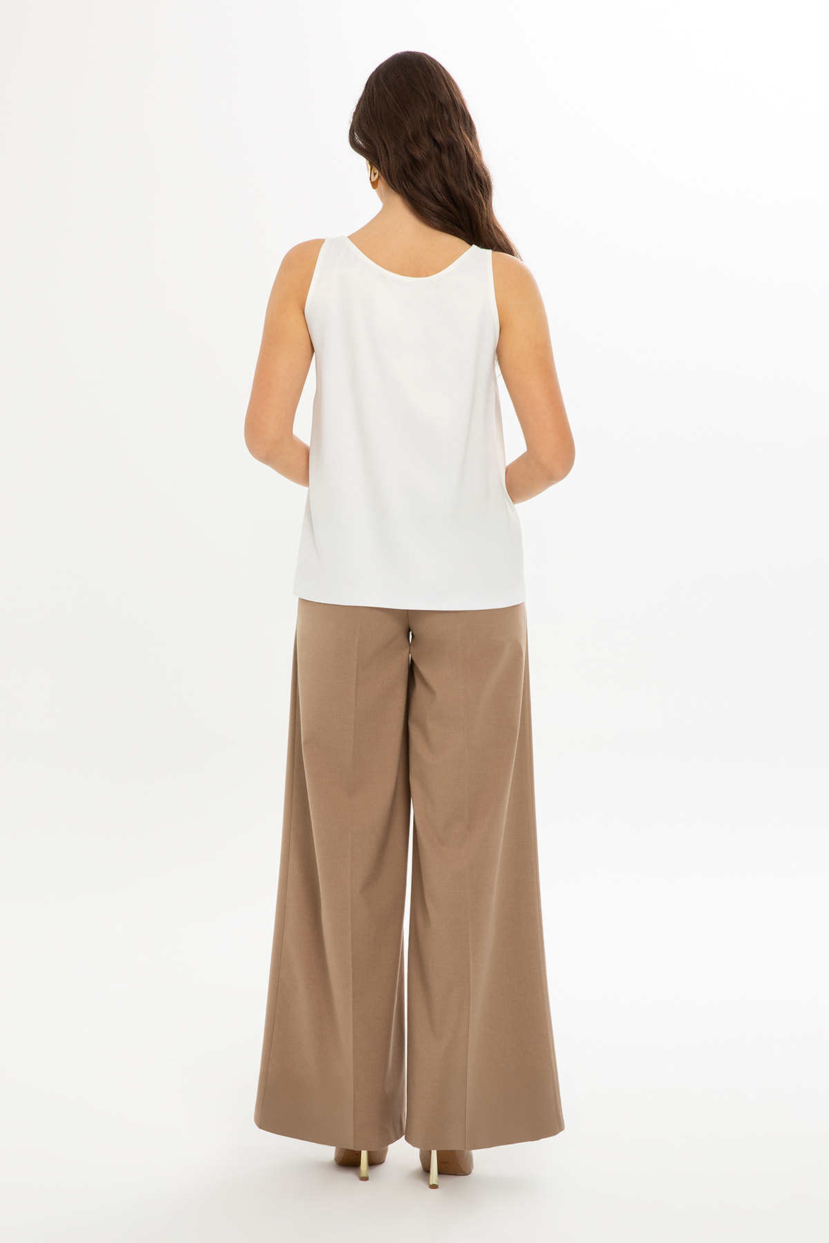 Toka Detaylı Askılı Bluz