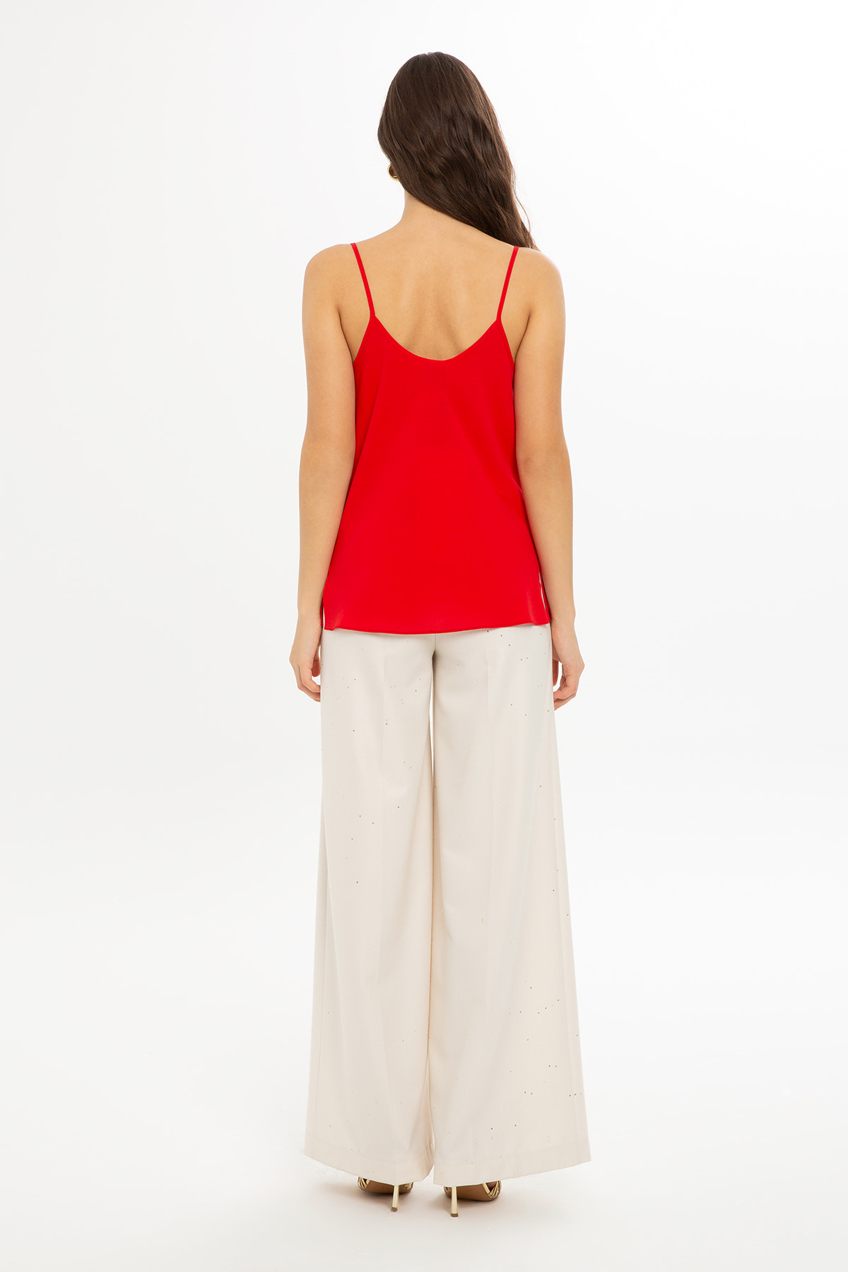 Zincir Askı Detaylı Askılı Bluz