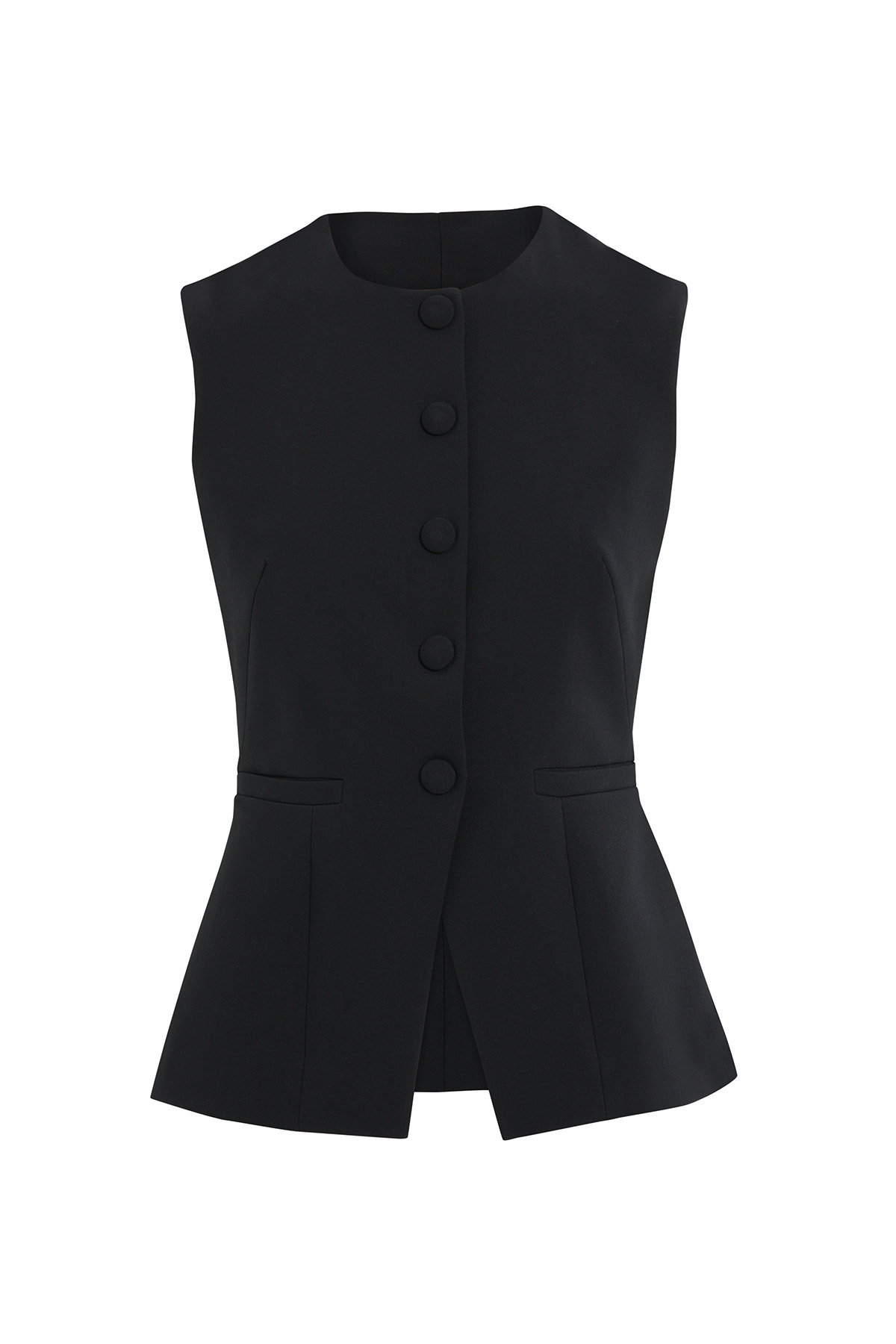 Mono Kapamalı Astarlı Kadın Dokuma Yelek