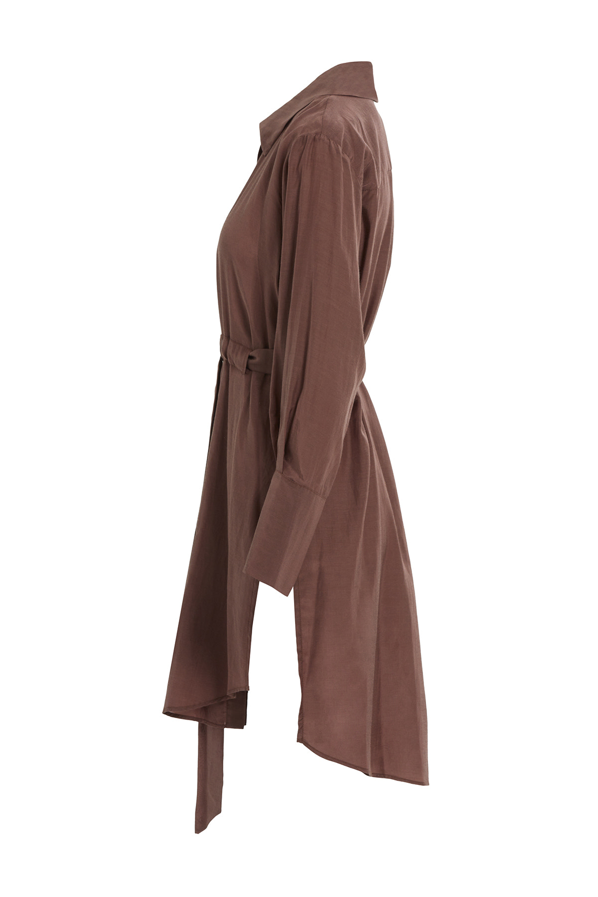 Seyyar Kuşaklı Arkası Uzun Gömlek