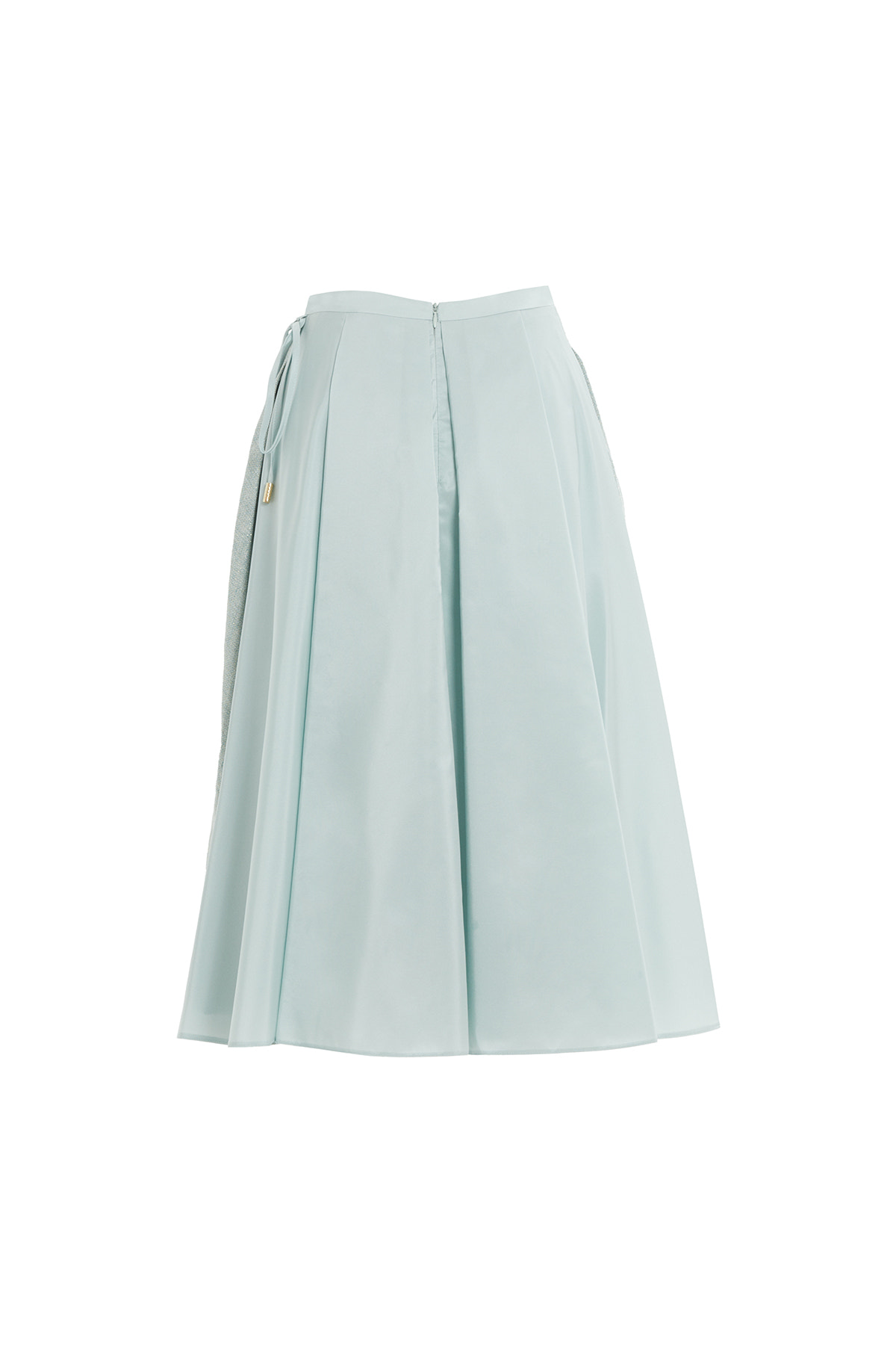 Beli Bagcıklı Midi Etek