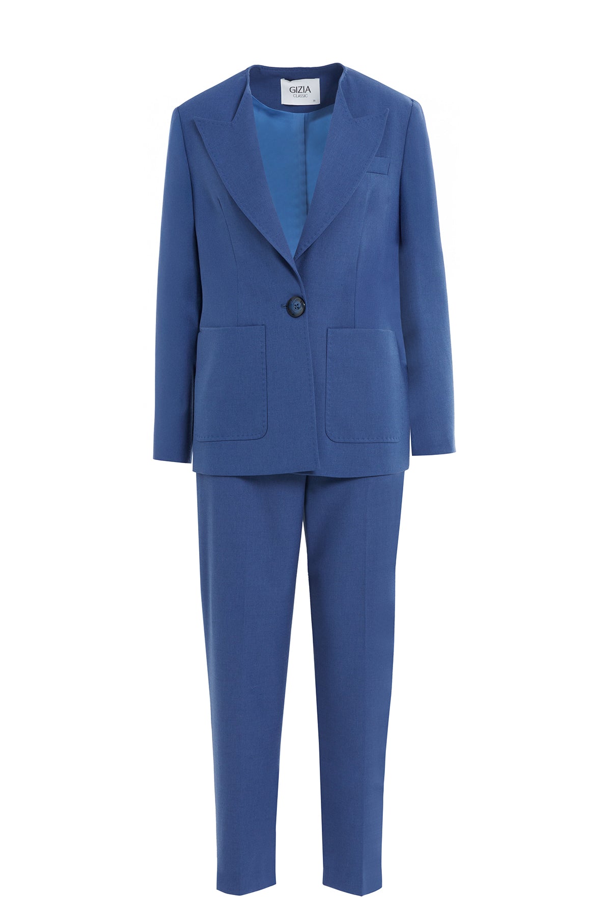 Mono Kapamalı Havuç Pantolonlu Takım