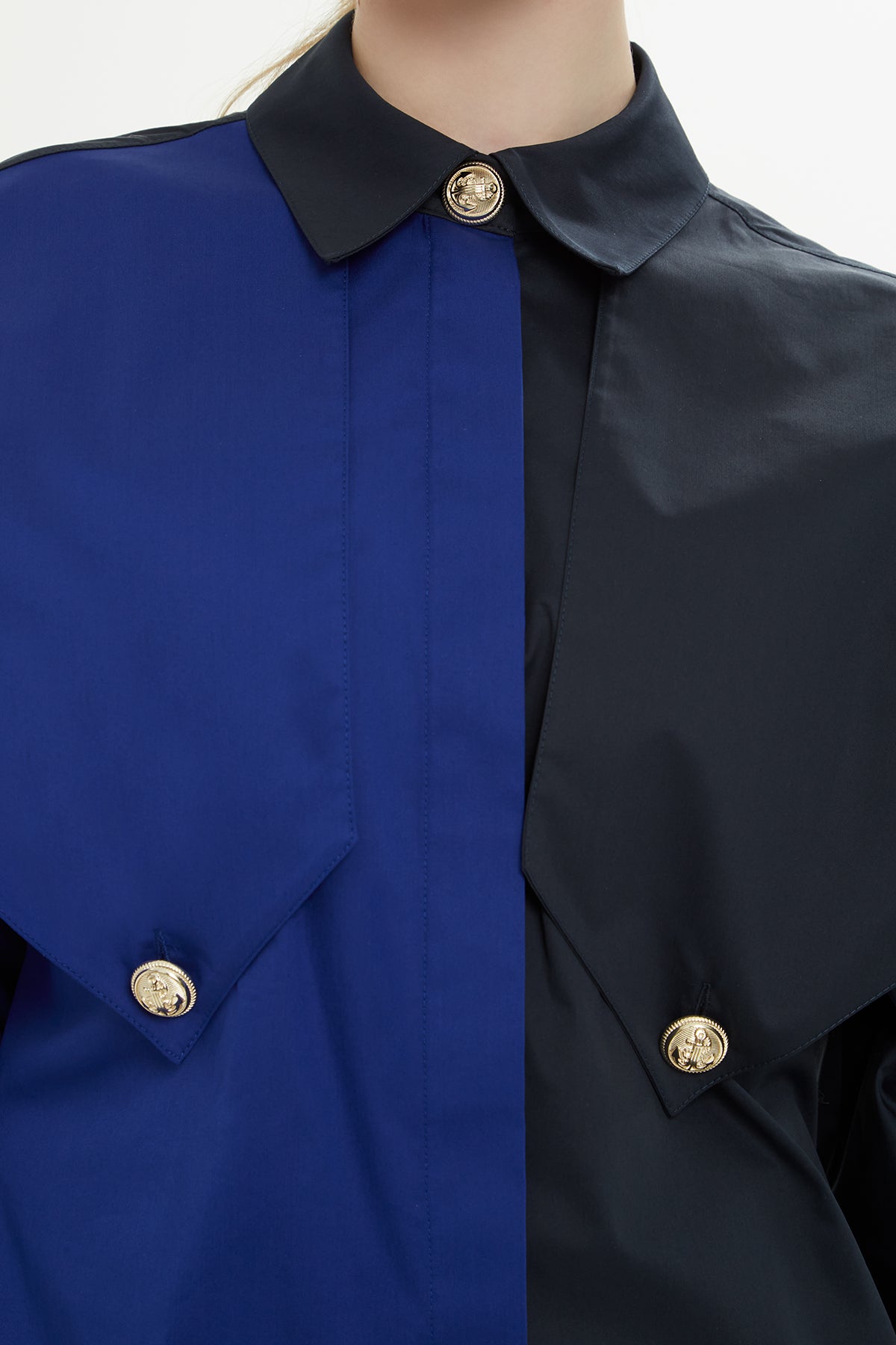 Çift Renkli Gömlek