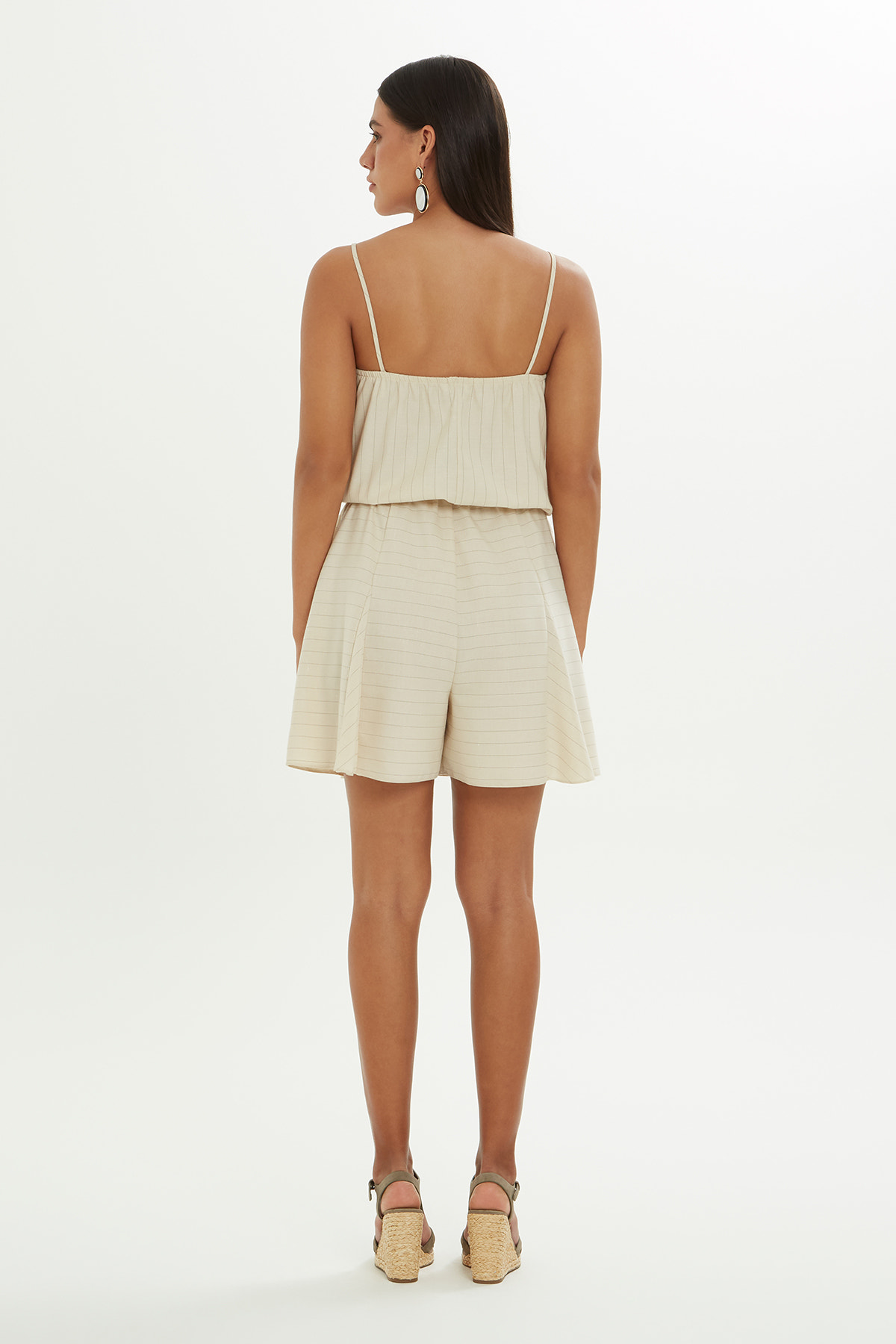 İp Askılı Kemerli Tulum