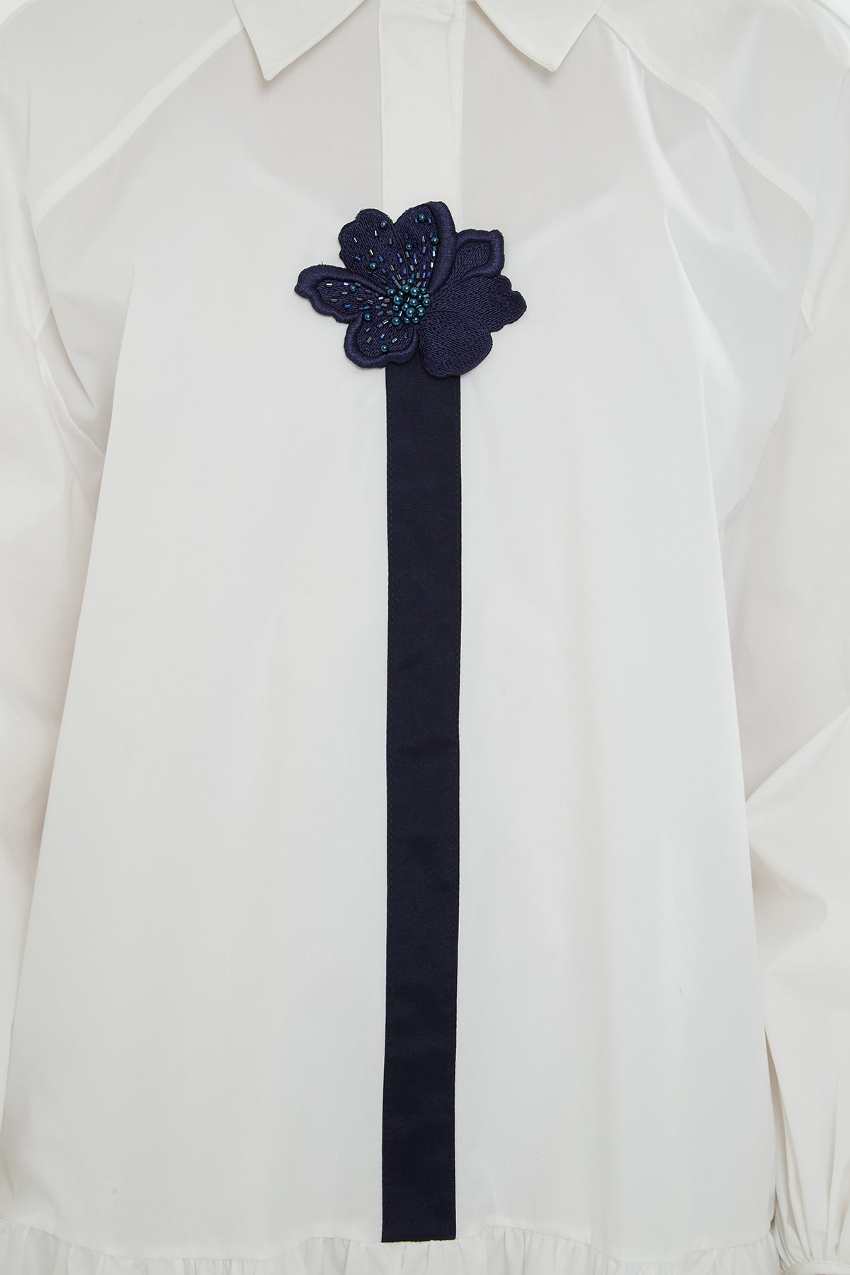 İşlemeli Gömlek Elbise