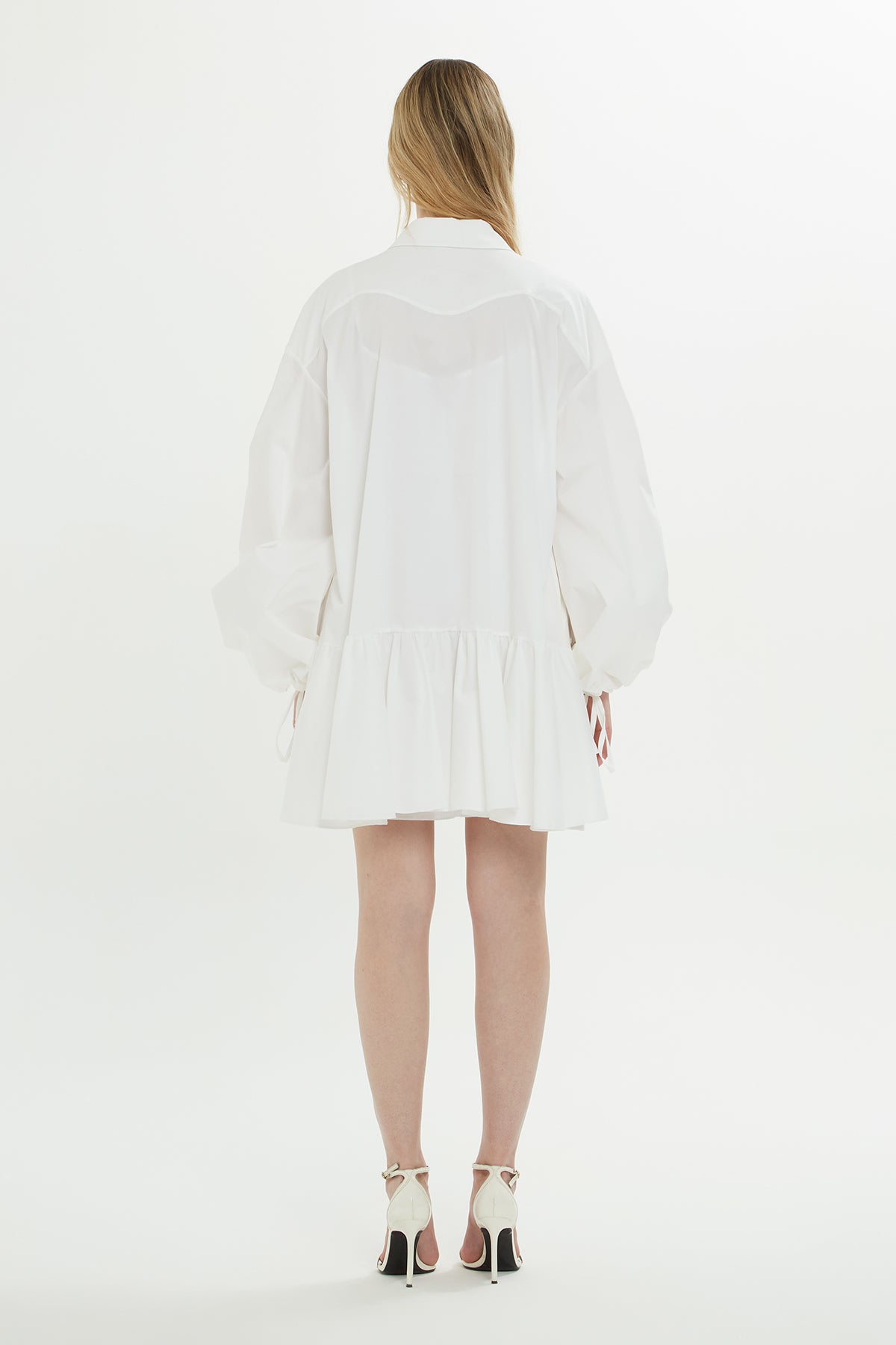 İşlemeli Gömlek Elbise